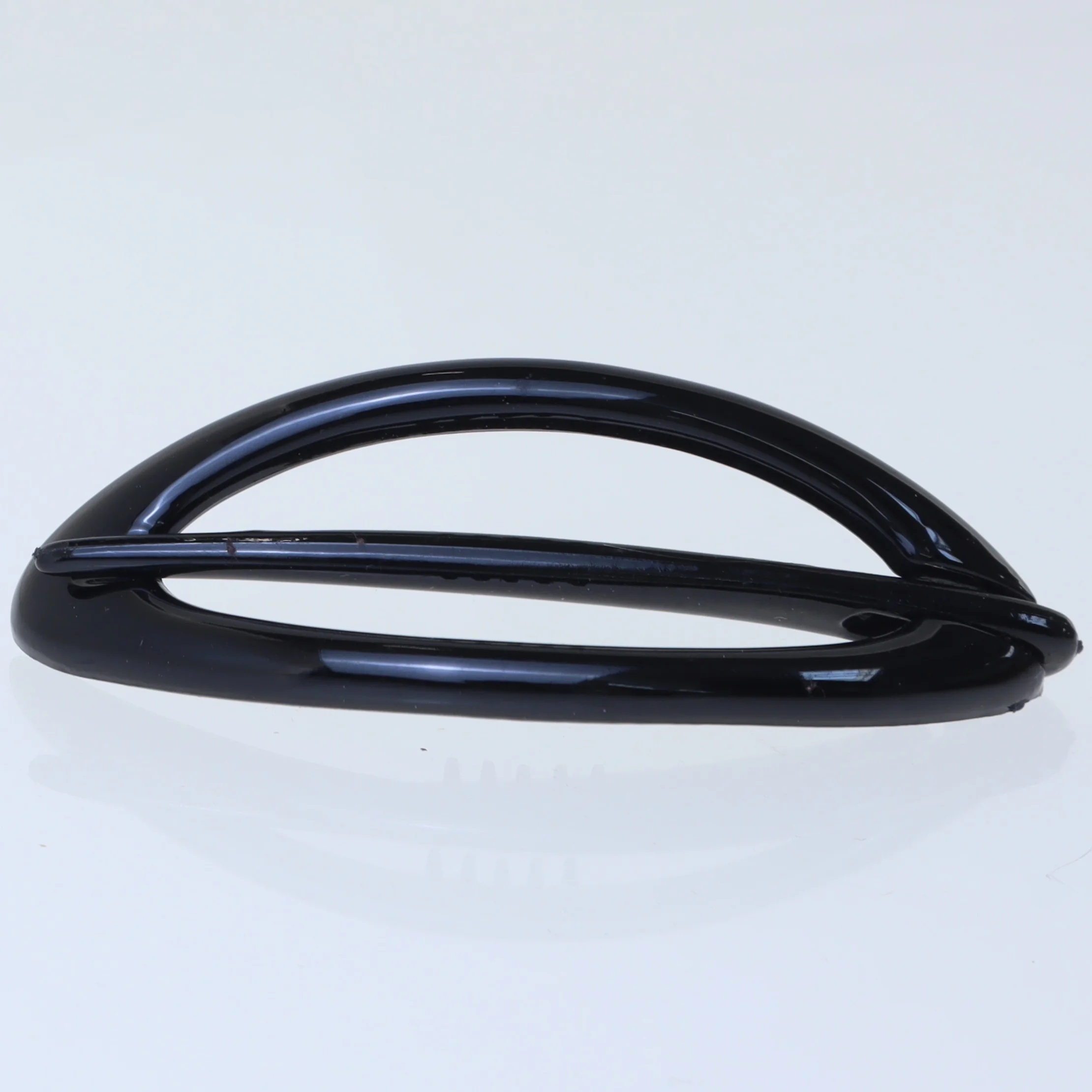 Sort hårklemme (str. 9 cm)