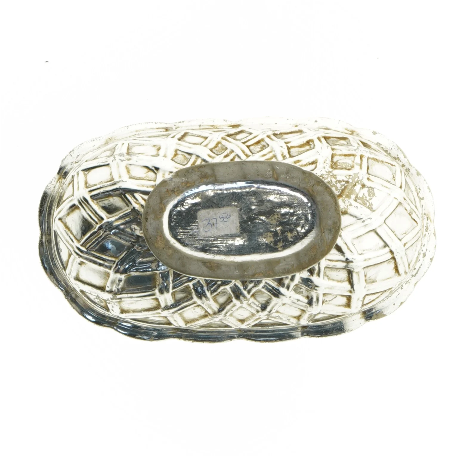 Metalfad med mønster (str. 20 cm)