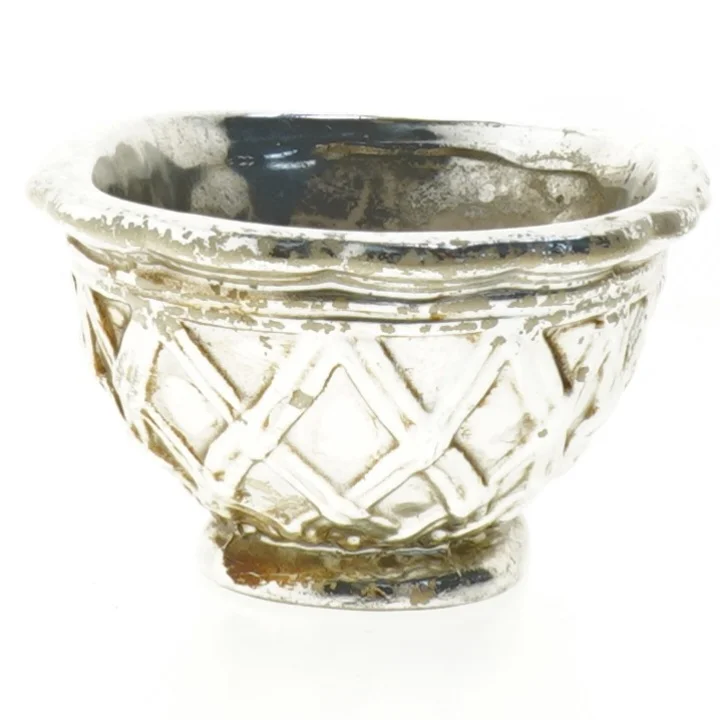 Metalfad med mønster (str. 20 cm)