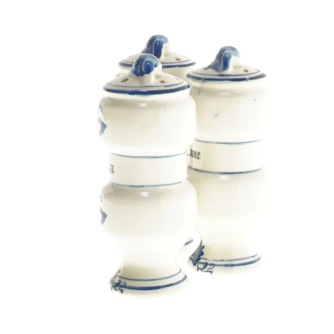 Keramik krydderikrukkesæt (str. 11 cm)