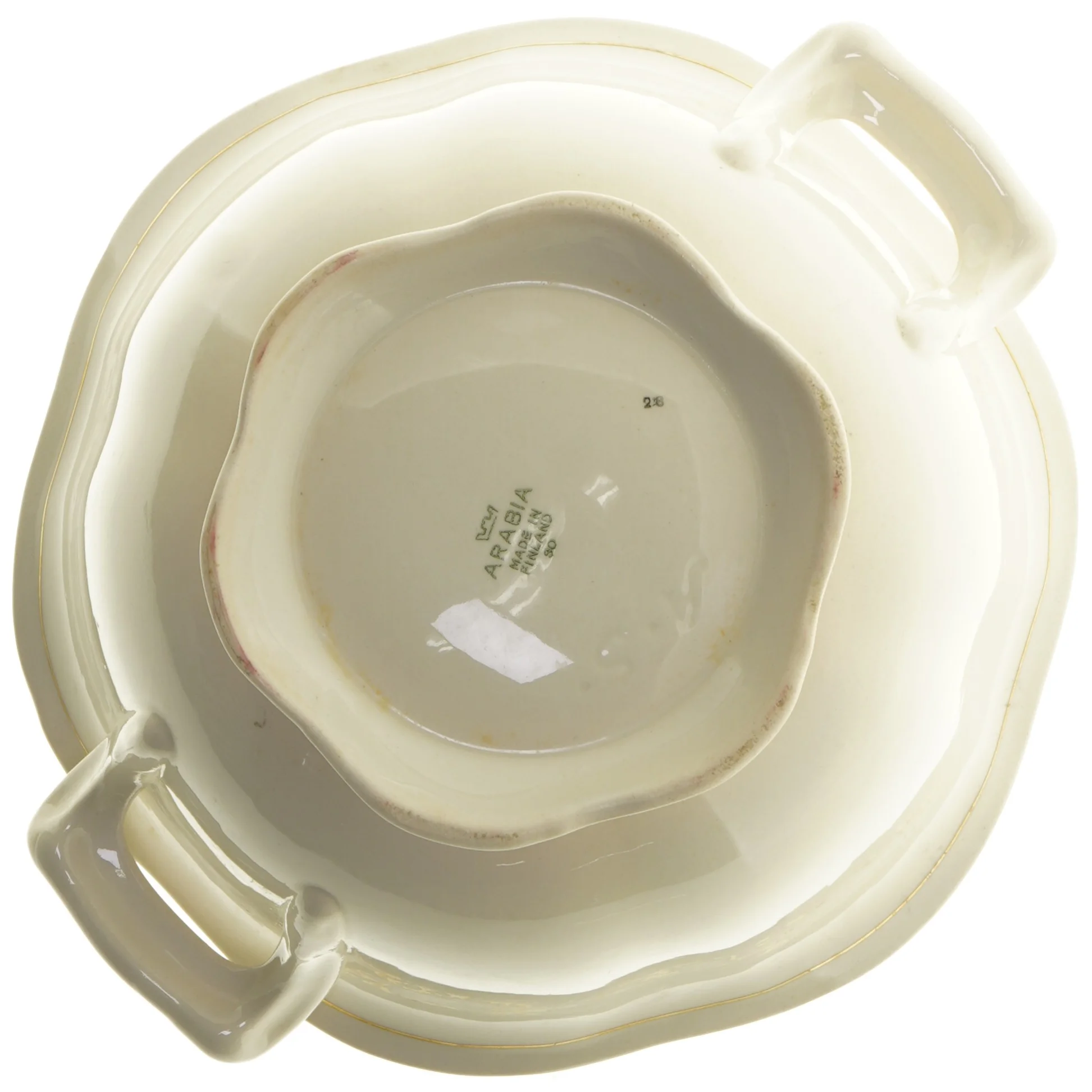 Suppeterrin med låg fra Arabia (str. Ø 25x22 cm)