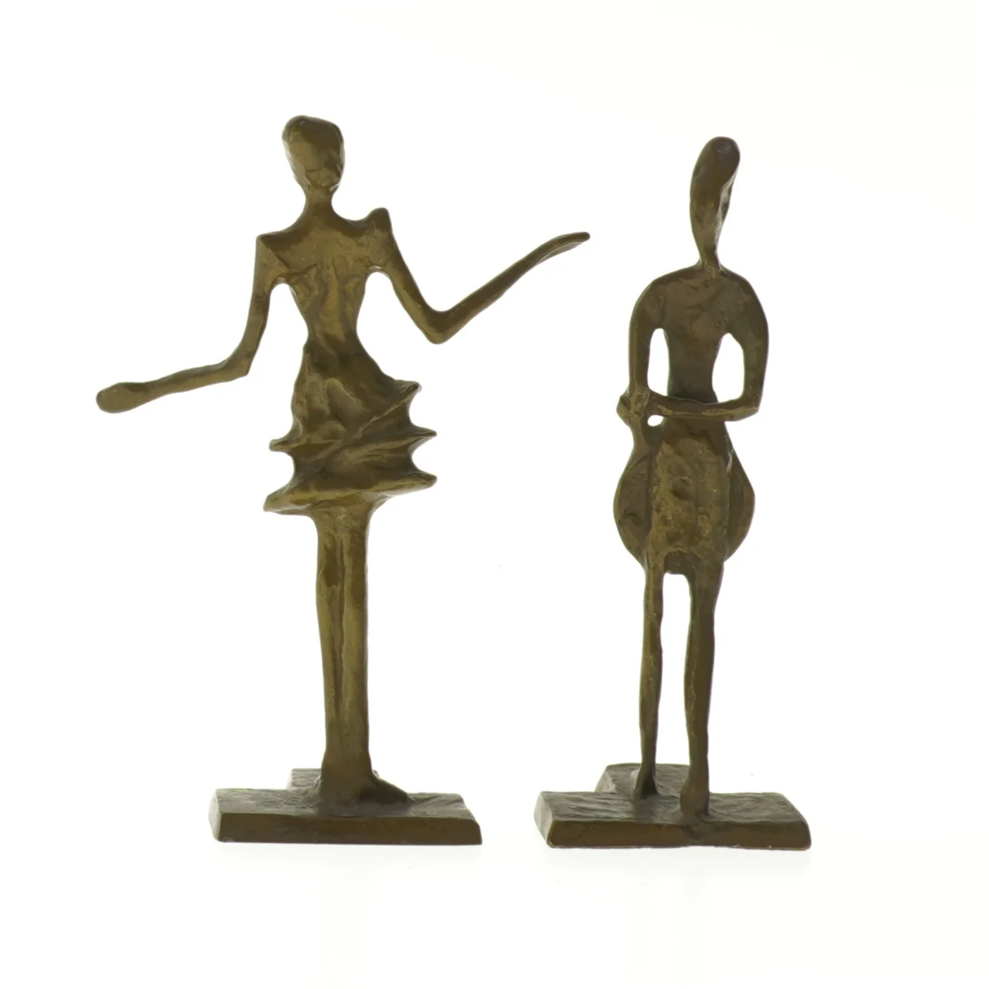 Små bronzefigurer (str. 14,5 cm)