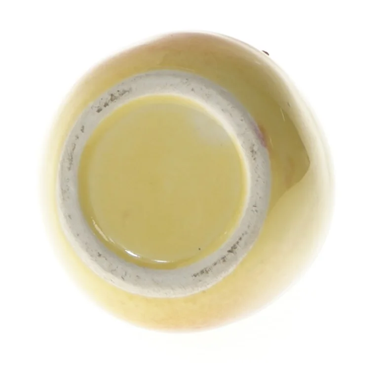 Pærefaconet krukke med ske (str. 15 cm)