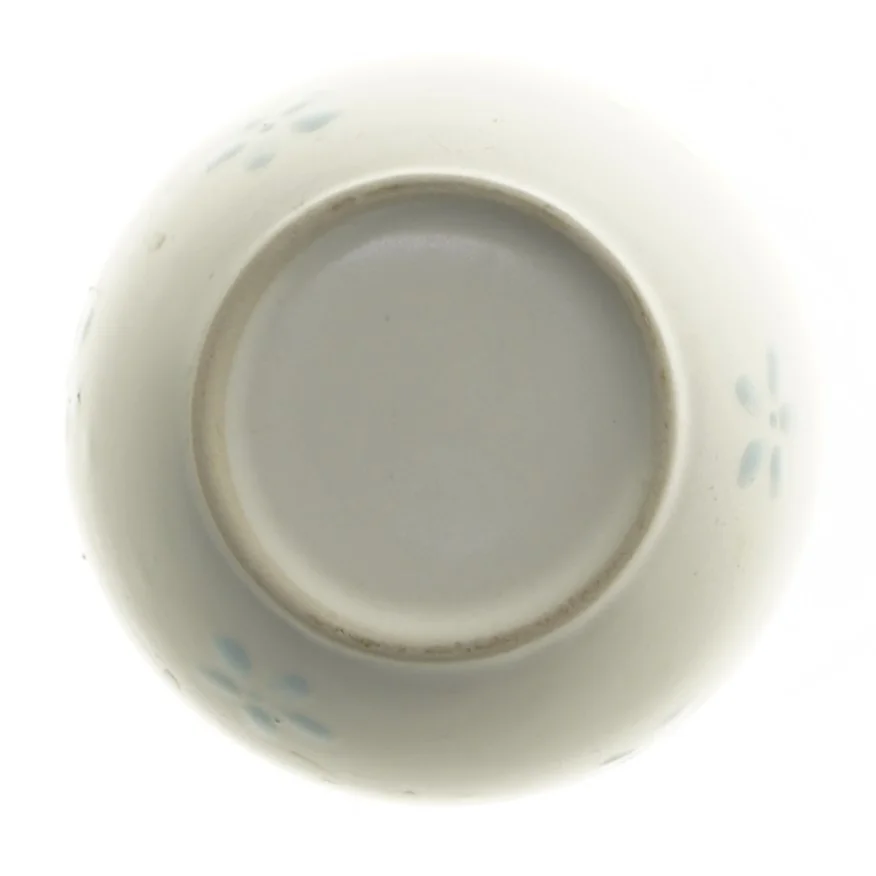 Keramisk sukkerskål med låg (str. Ø 10x9 cm)