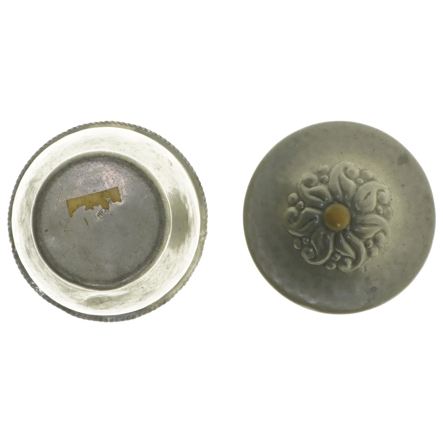 Dekorativ krukke med låg (str. 7 cm)