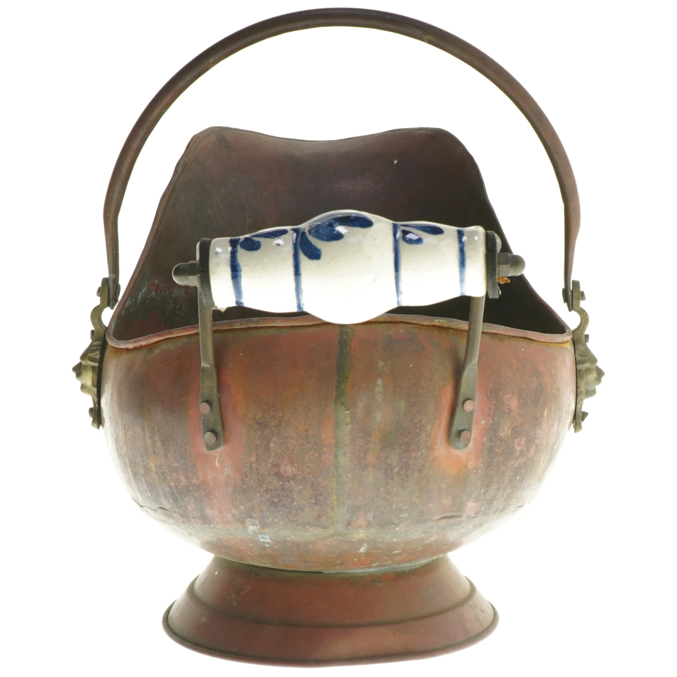 Antik kulbøtte (str. 20x20x22 cm)