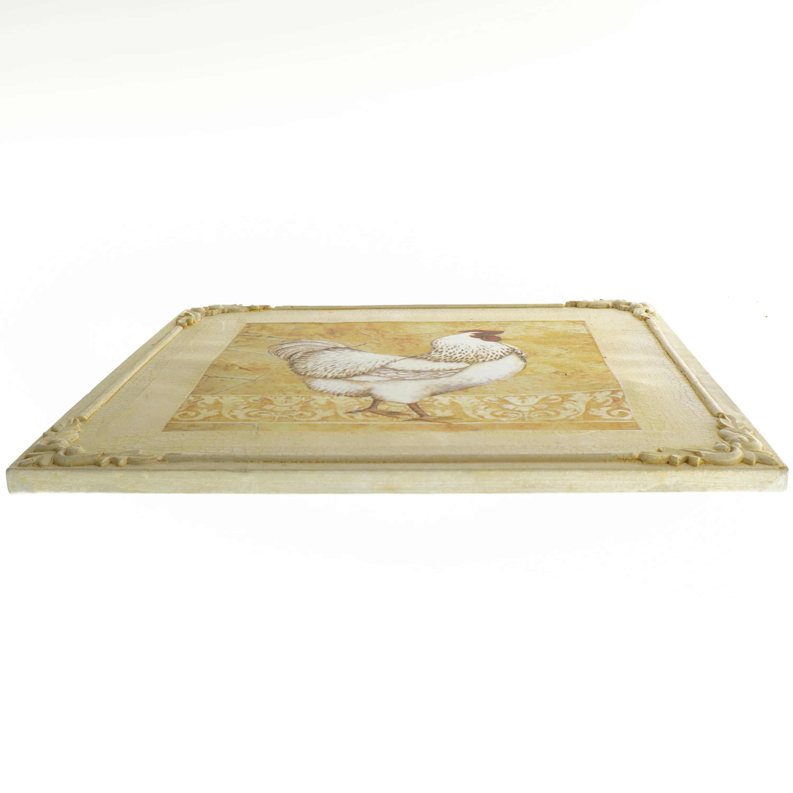 Billede med hane (str. 38x38 cm)