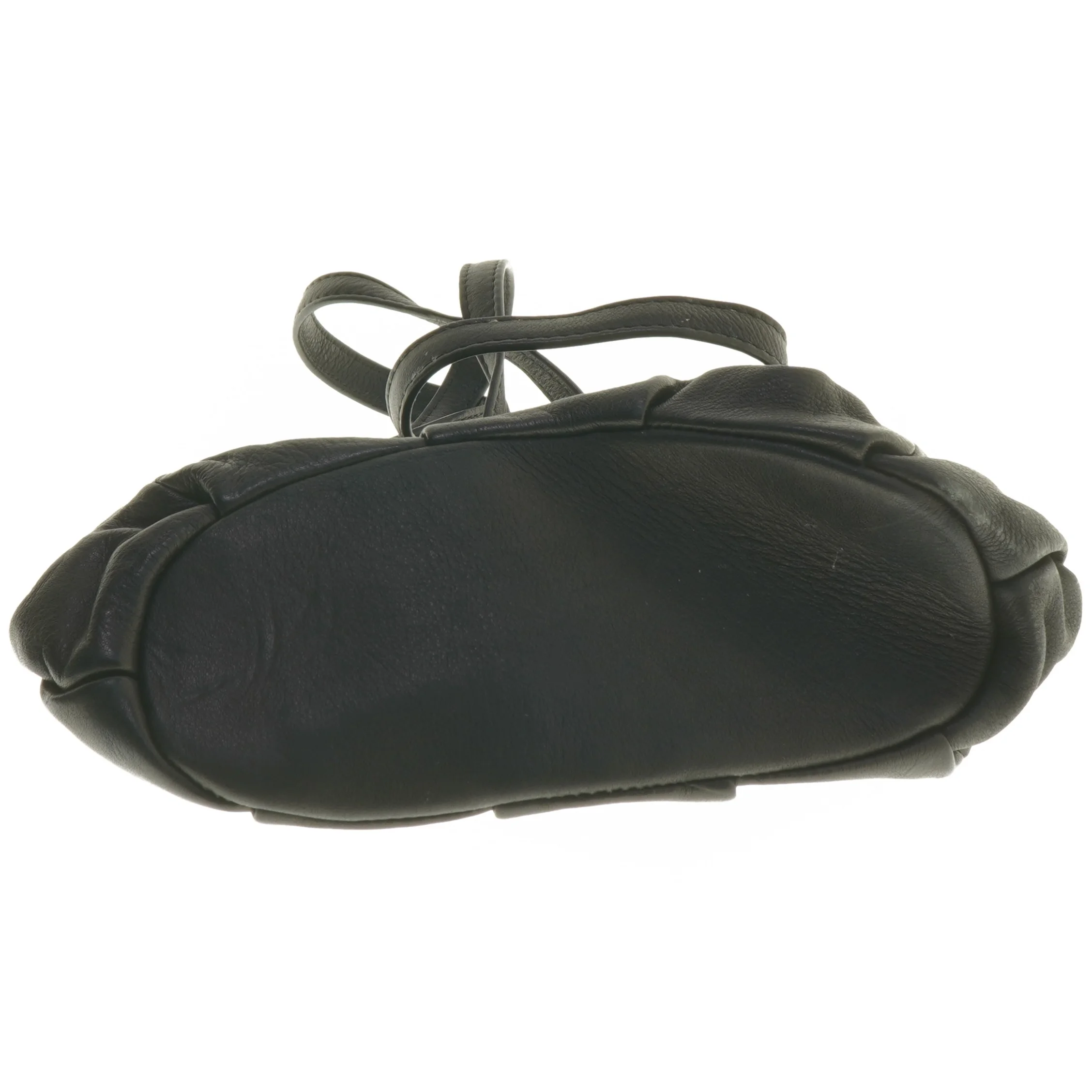 Sort skuldertaske med nitter (str. 25x18 cm)