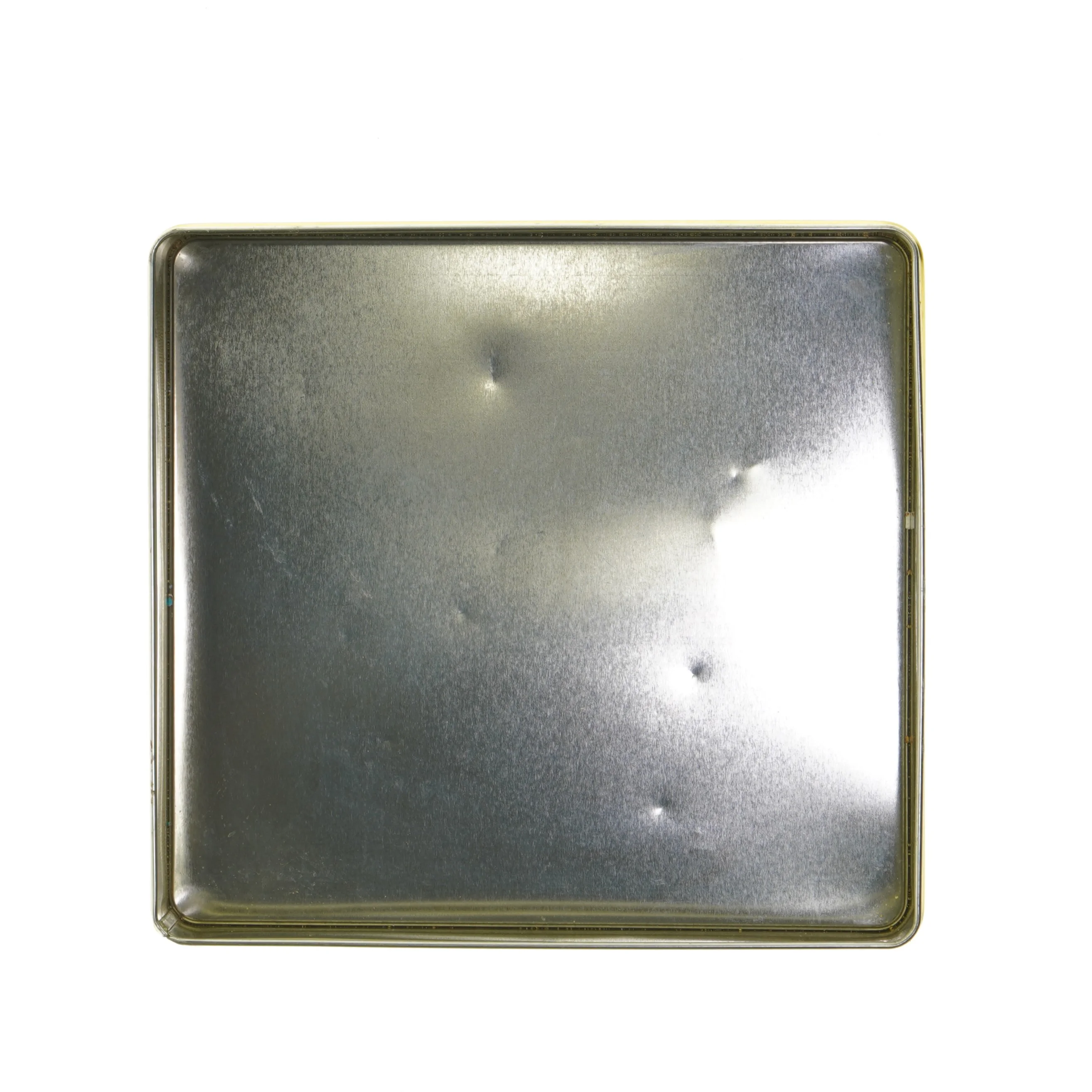 Dekorativ metalæske med København-motiv (str. 5,5x22x23,5 cm)