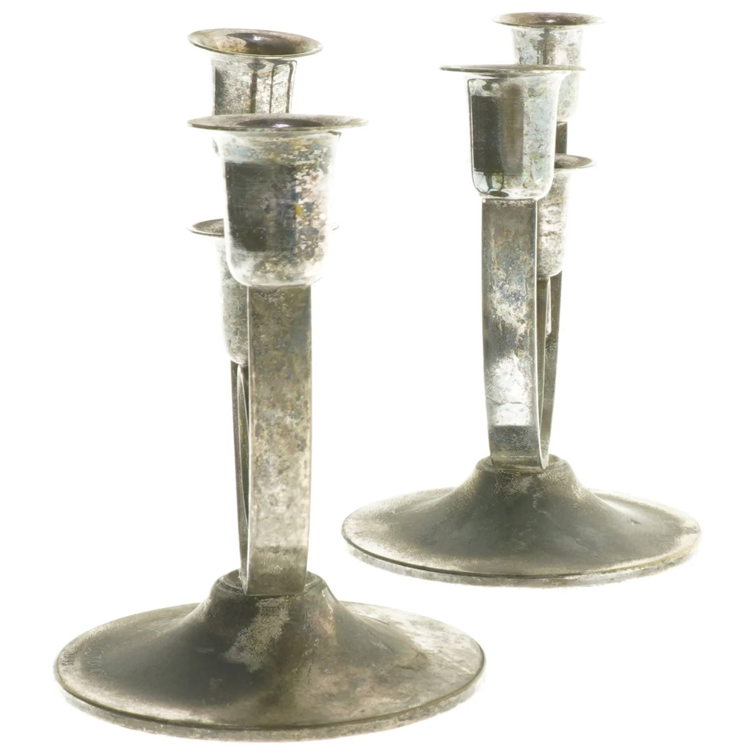 Antikke lysestager (str. 2 stk 22x16 cm)