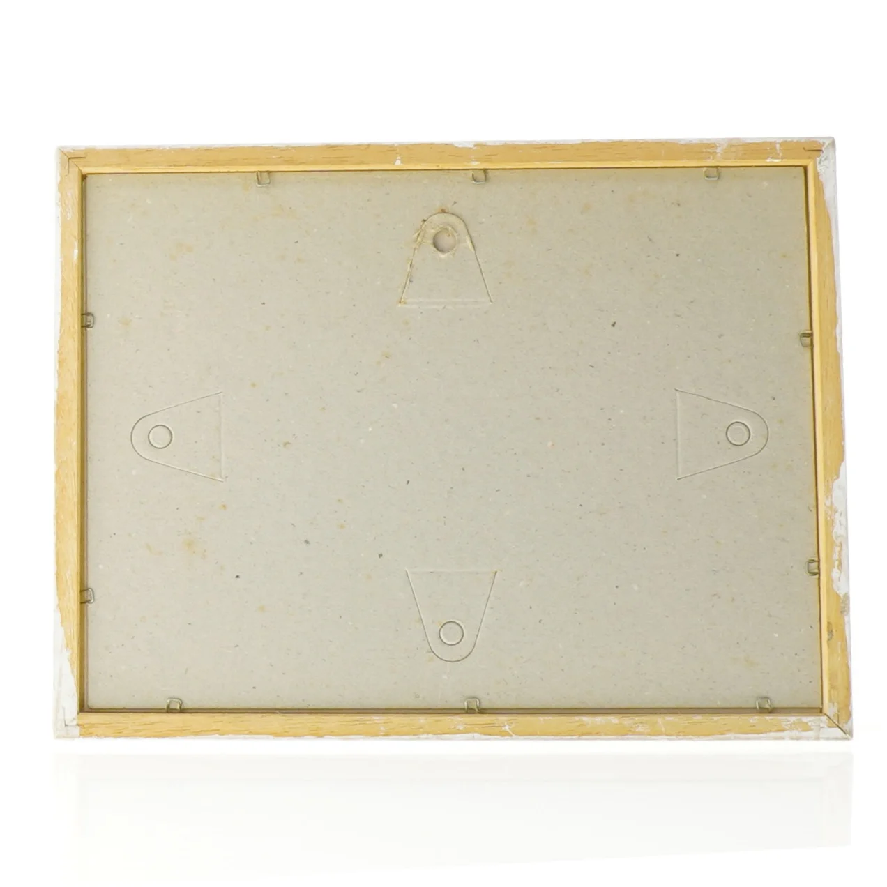 Indrammet akvarel af landhus (str. 27 x 20 cm)