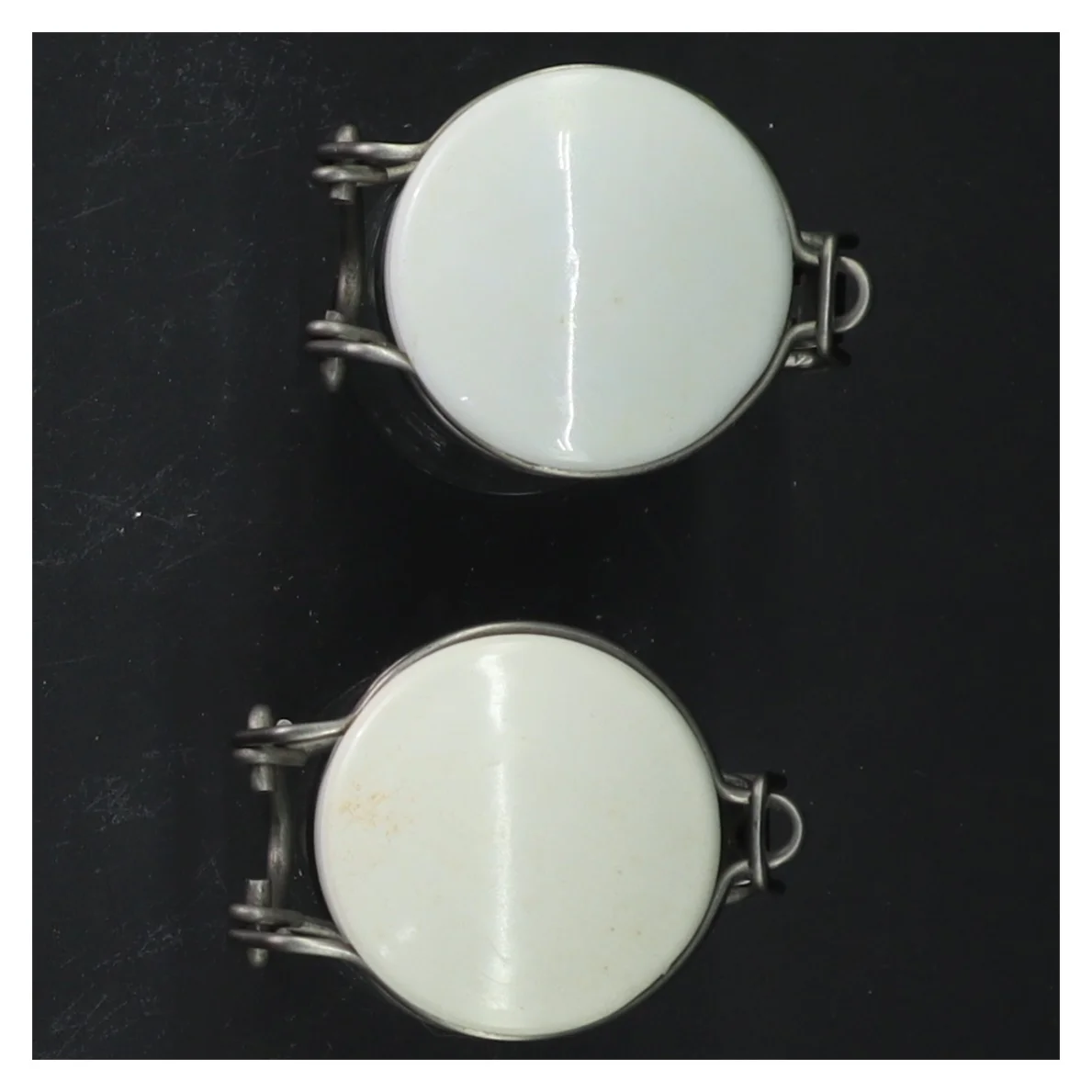 Glaskrukker med låg (str. 9 cm)