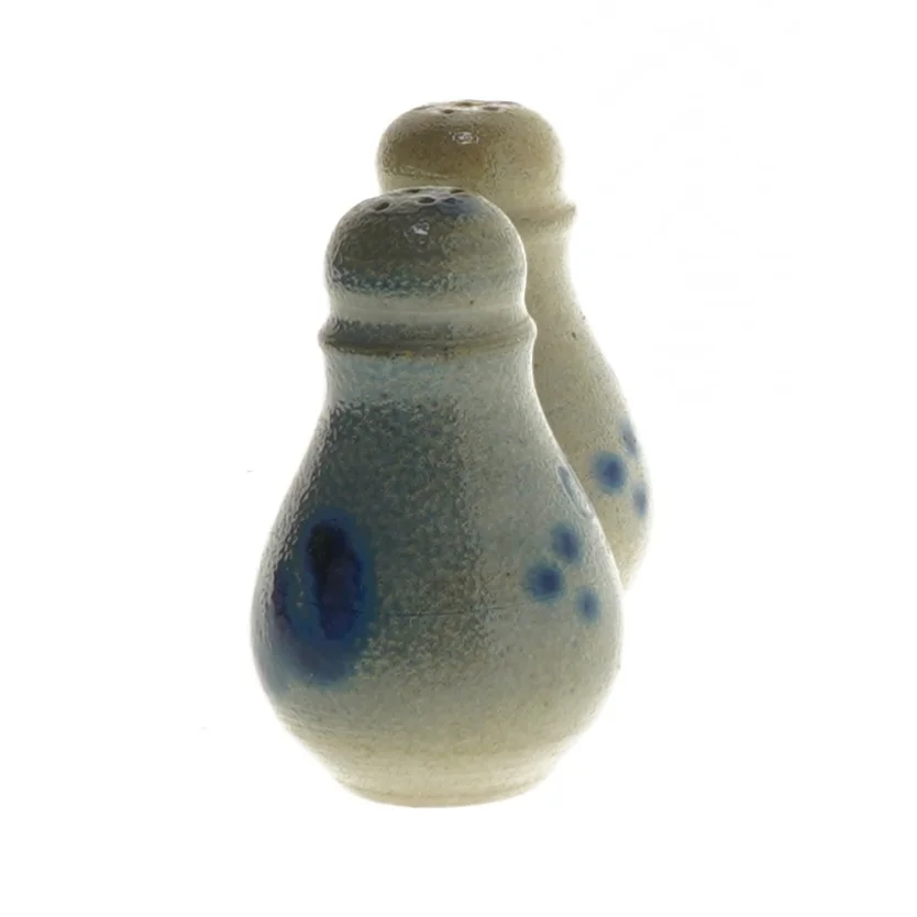 Keramiske salt- og peberbøsser (str. 7 cm)