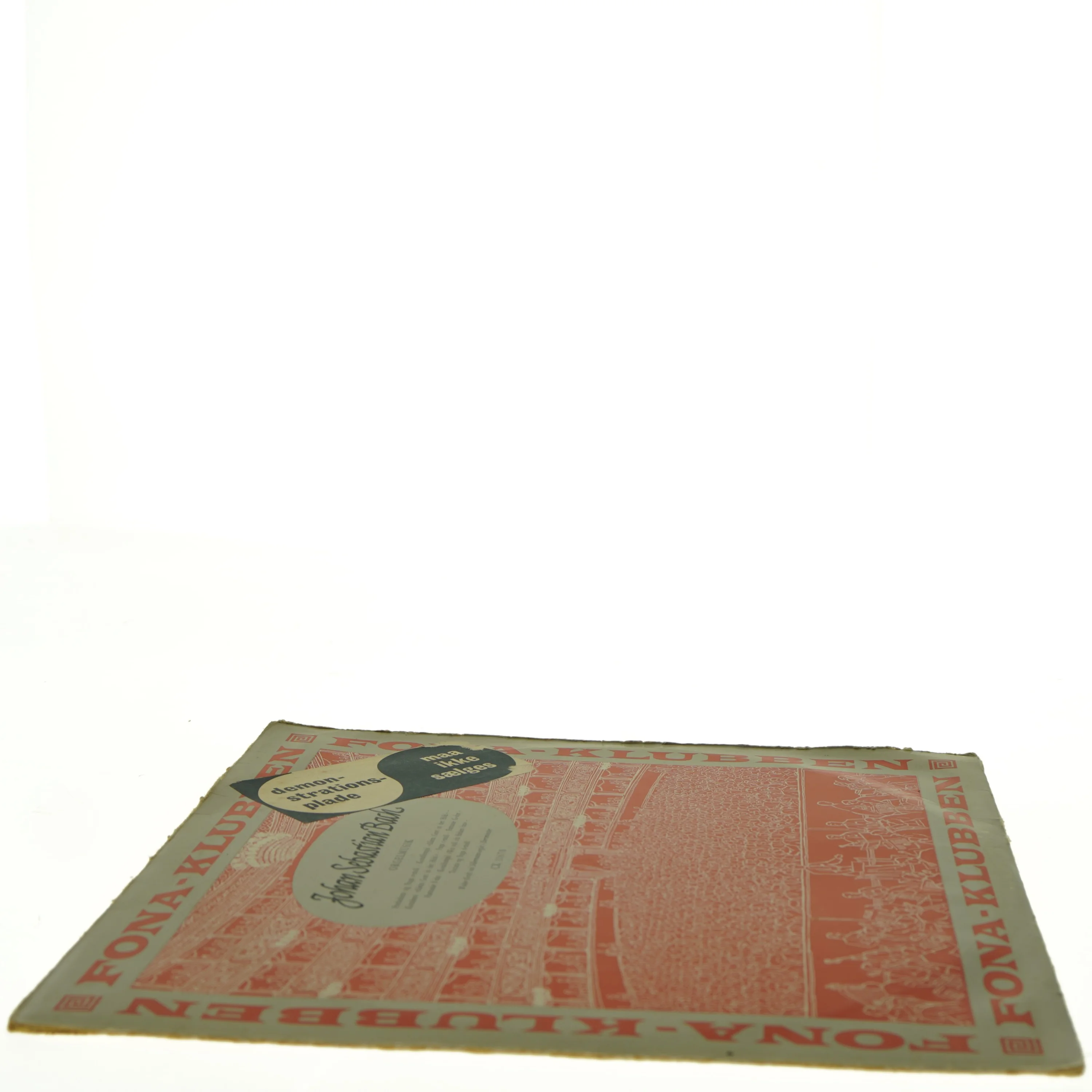 Vinylplade med Johann Sebastian Bach orgelmusik