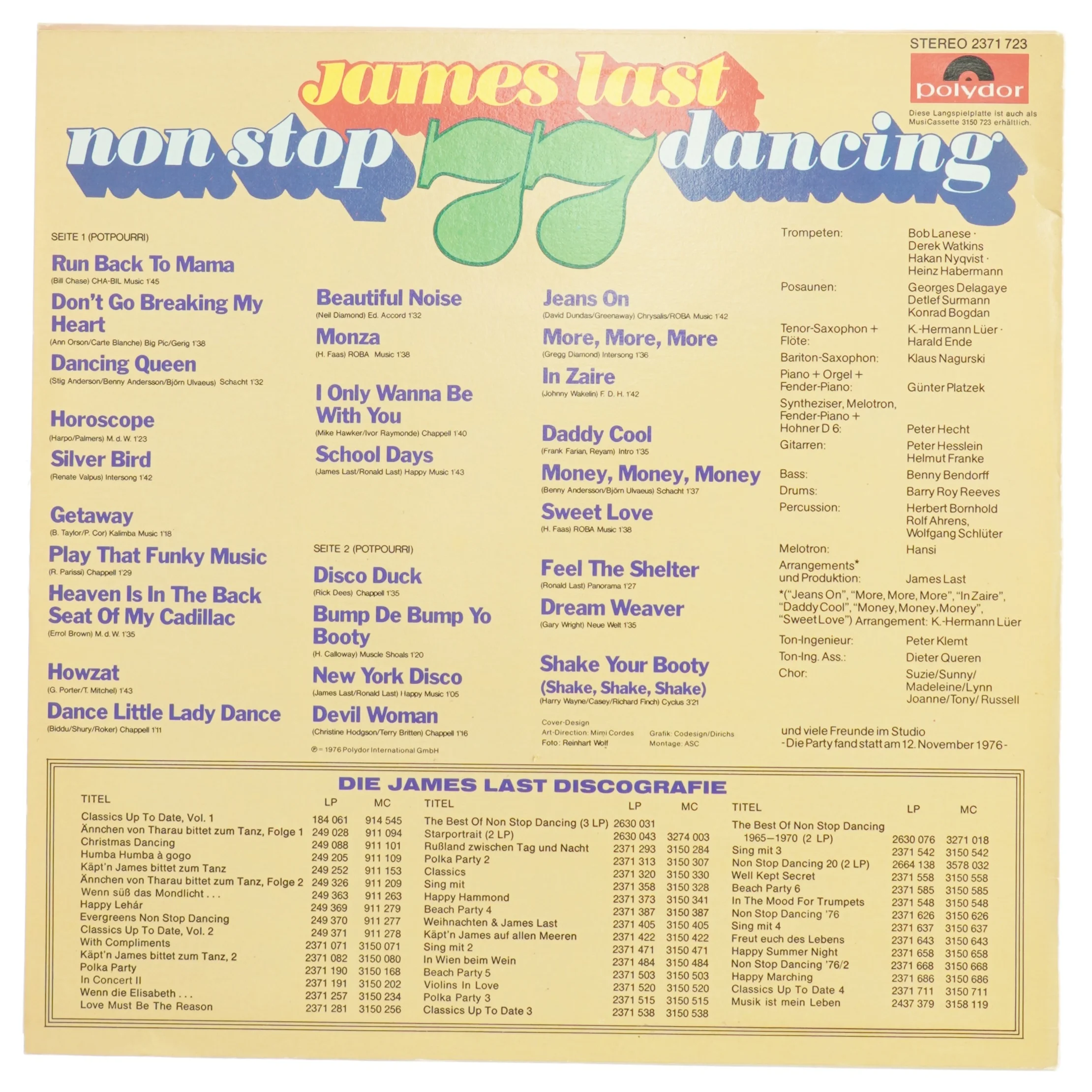 James Last - Non Stop Dancing LP