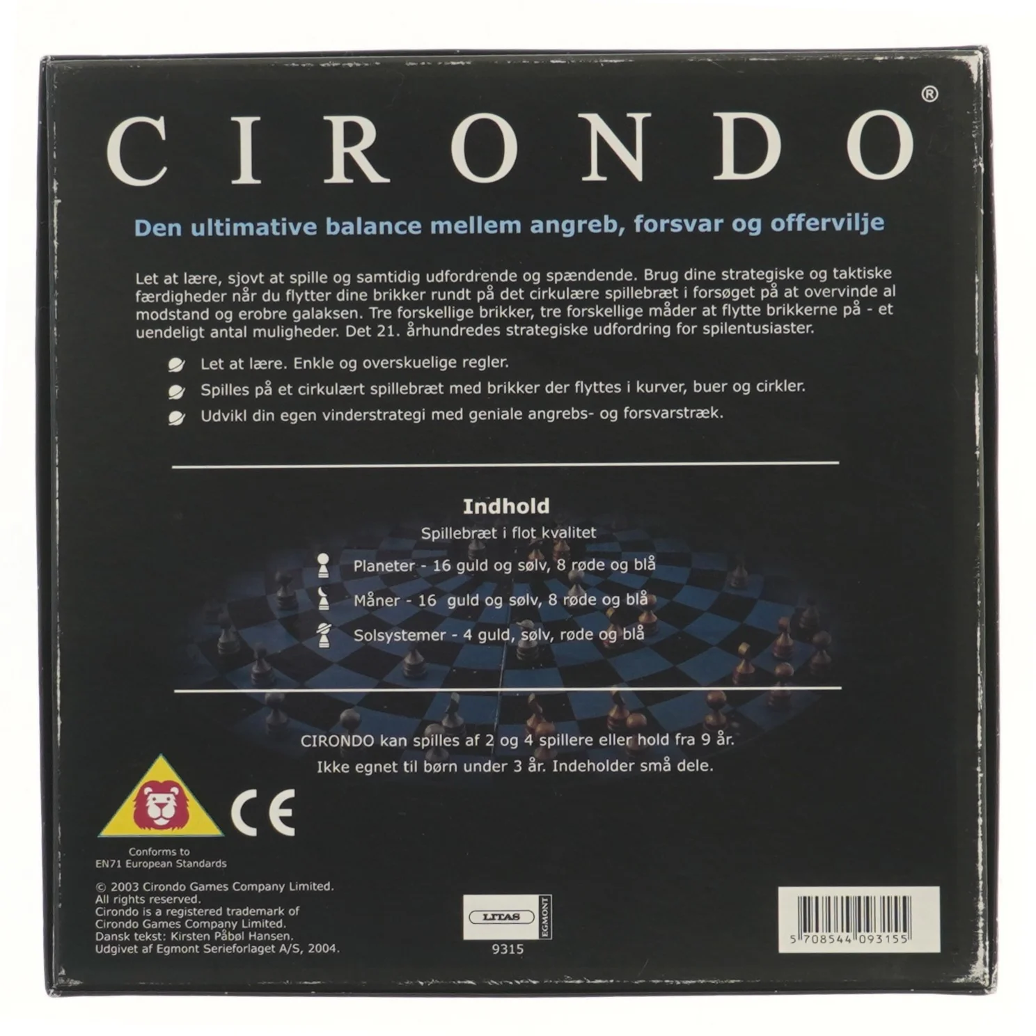 CIRONDO strategispil fra Litas Spil (str. 27x27 cm)