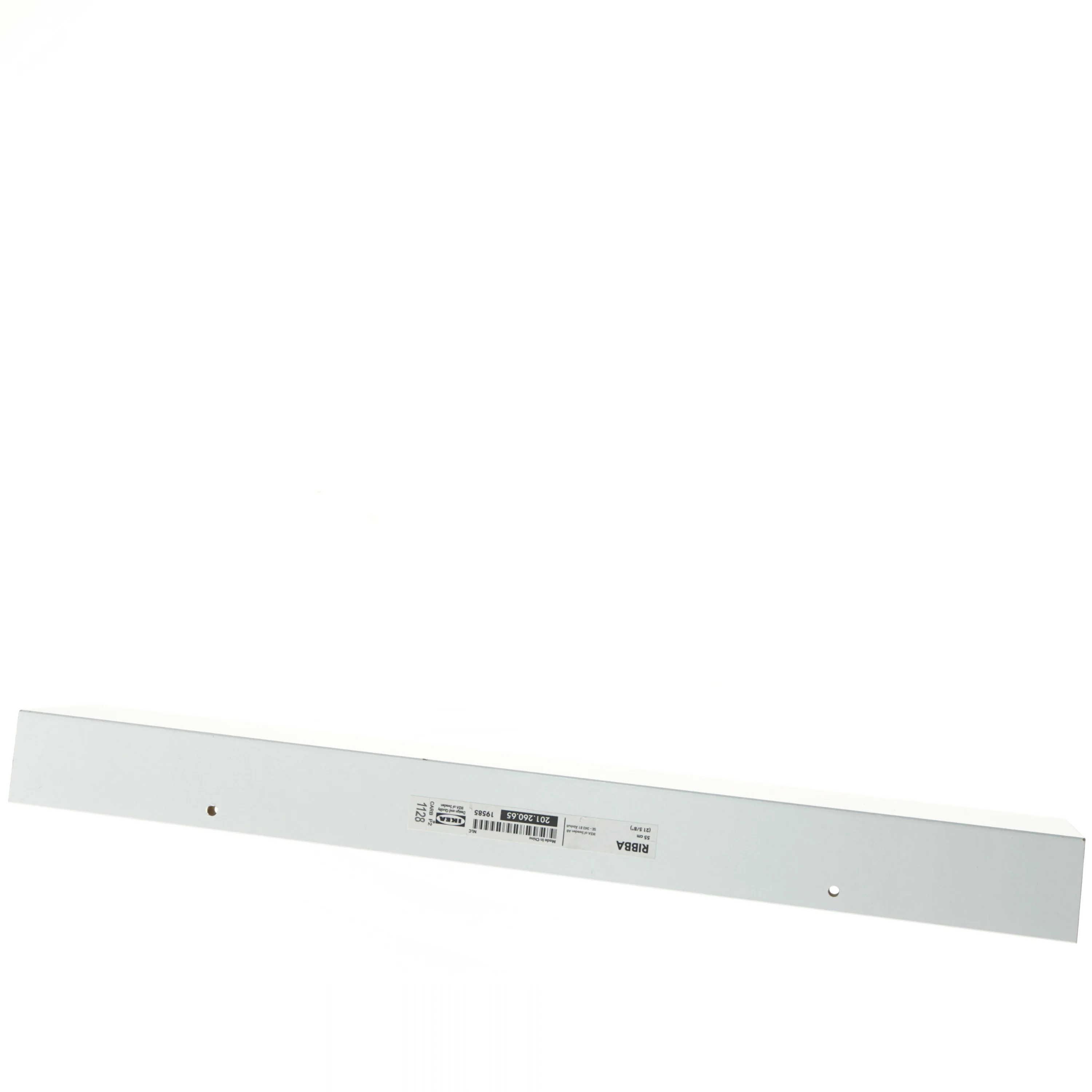 Hvid billedhylde fra Ikea (str. 55x9,5 cm)