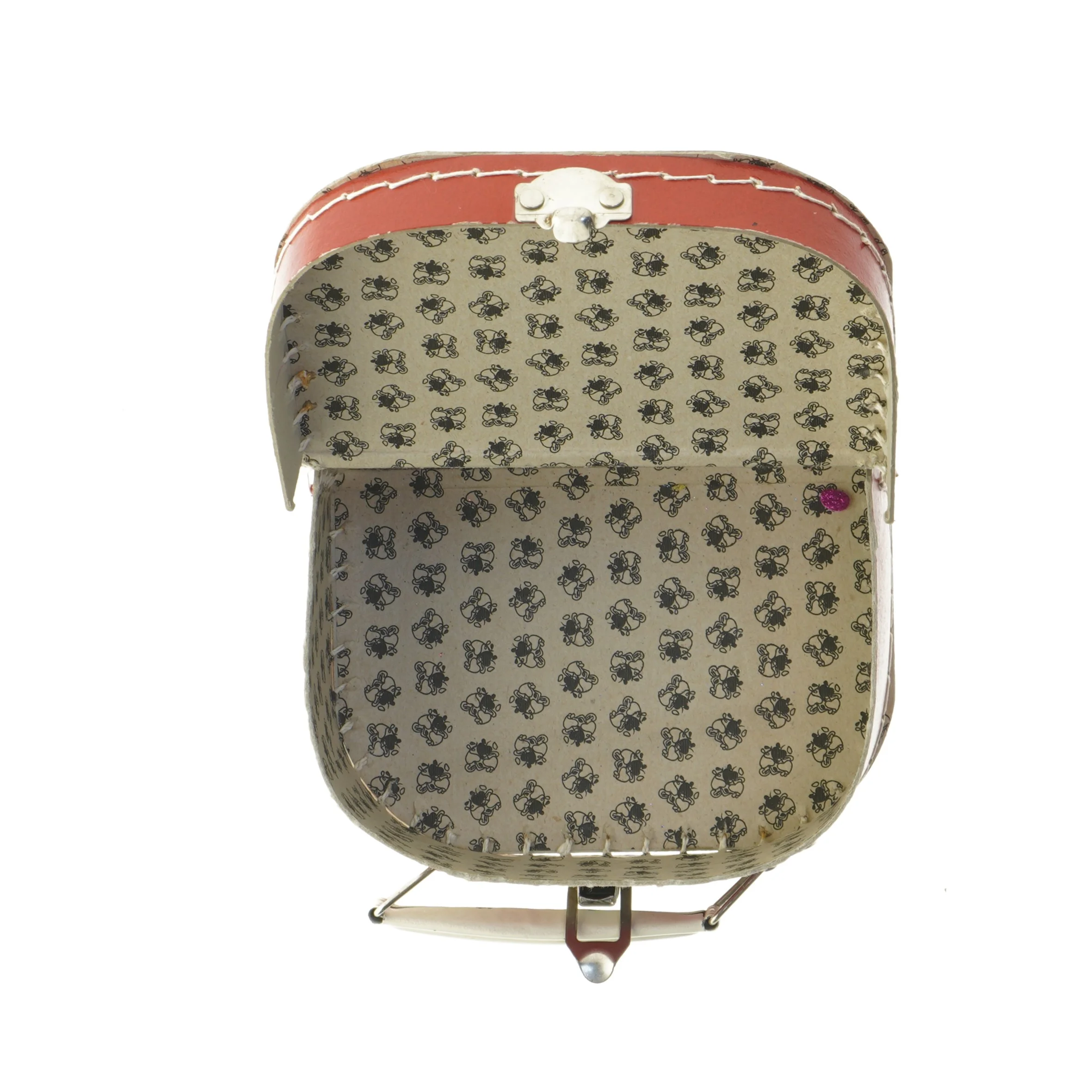 Rød kuffert (str. 16x11,5 cm)