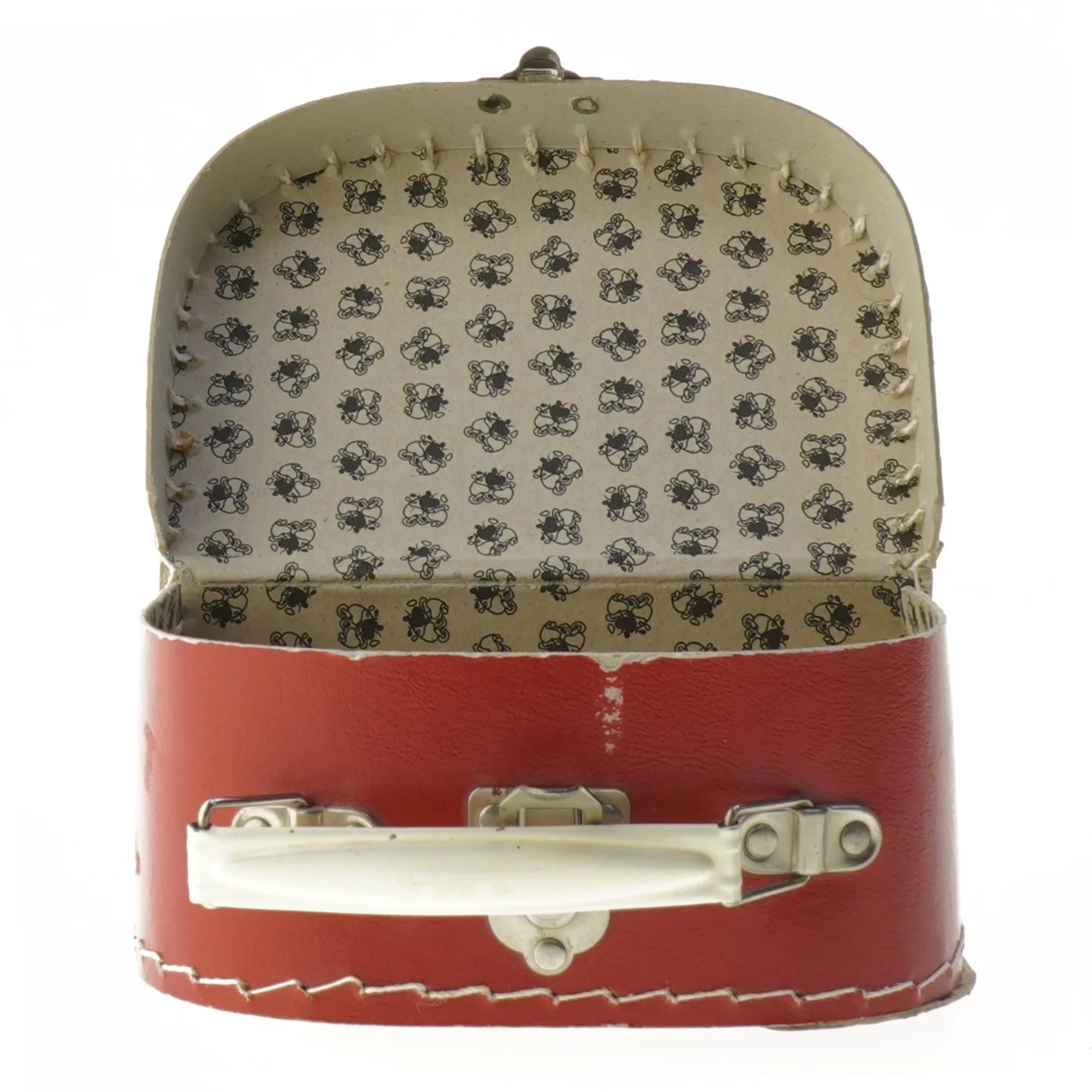 Rød kuffert (str. 16x11,5 cm)