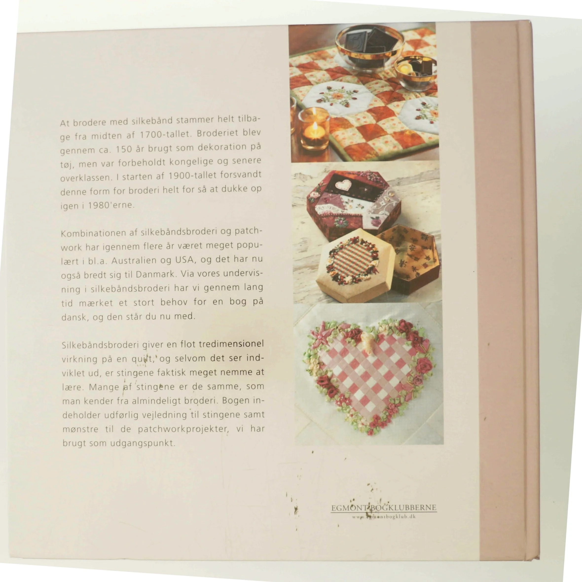 Patchwork med båndbroderi