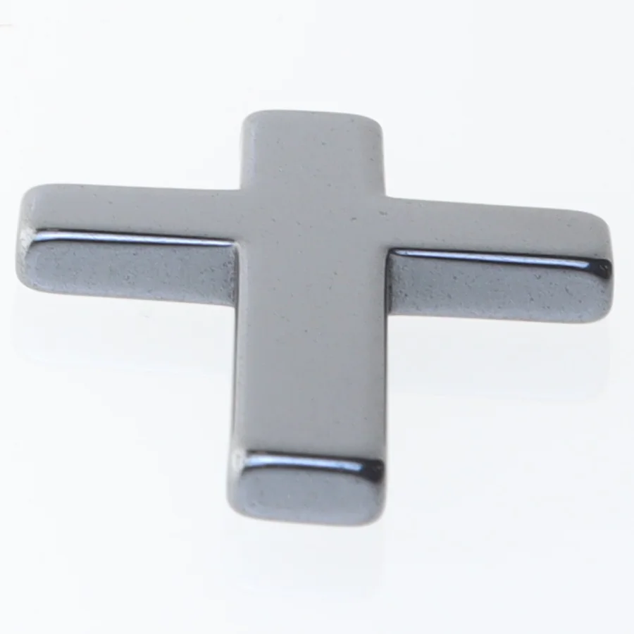 Sort kors dekoration (str. 5x3,5 cm)