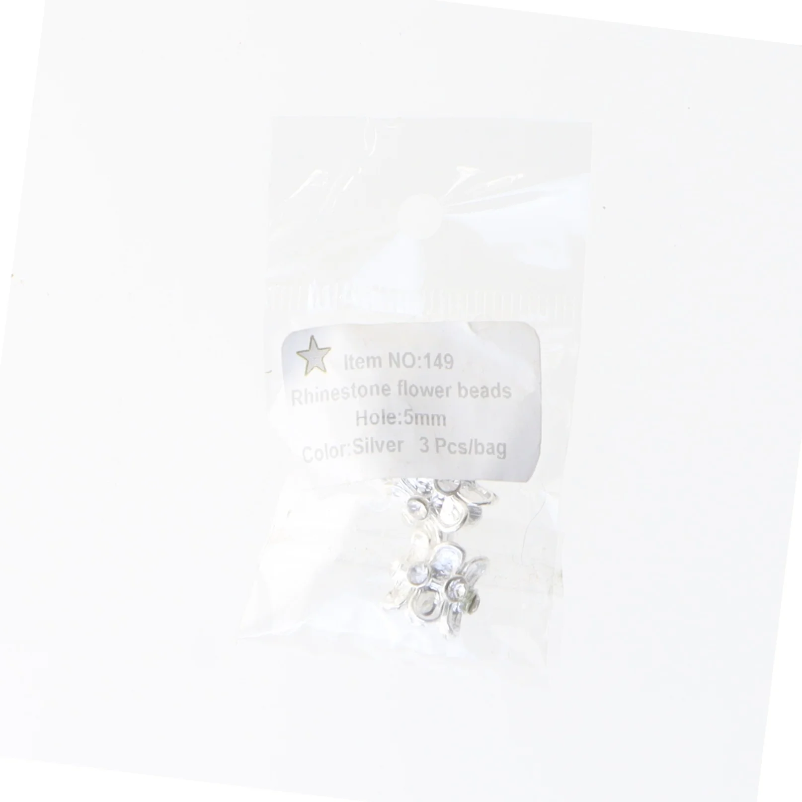 Rhinestones blomster perler (str. 1 cm)