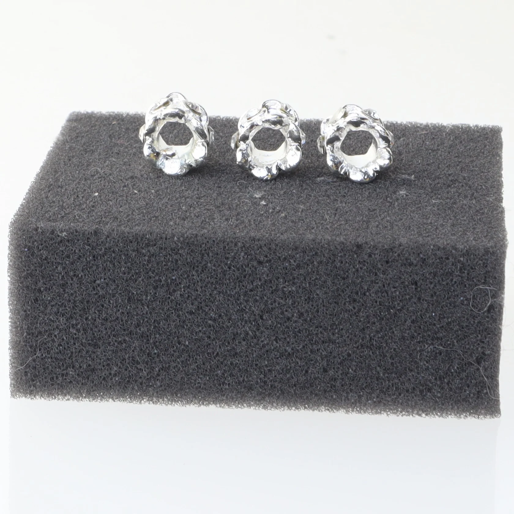 Rhinestones blomster perler (str. 1 cm)