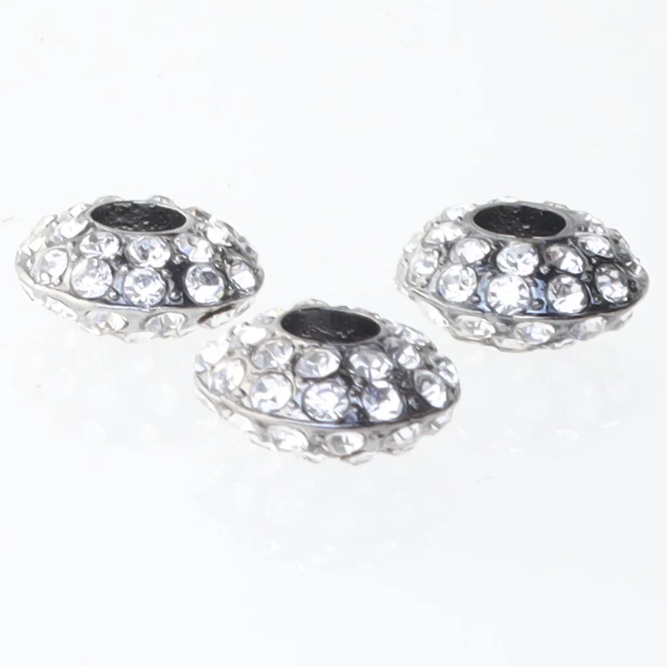 Smykkeperler med sten (str. 15 mm)