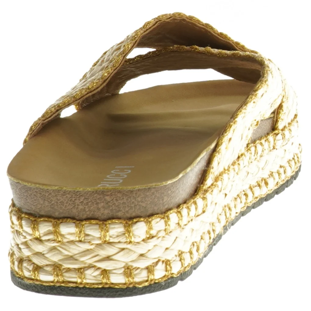 Flade sandaler med flettet strop fra VIRUCCI (str. 37 )