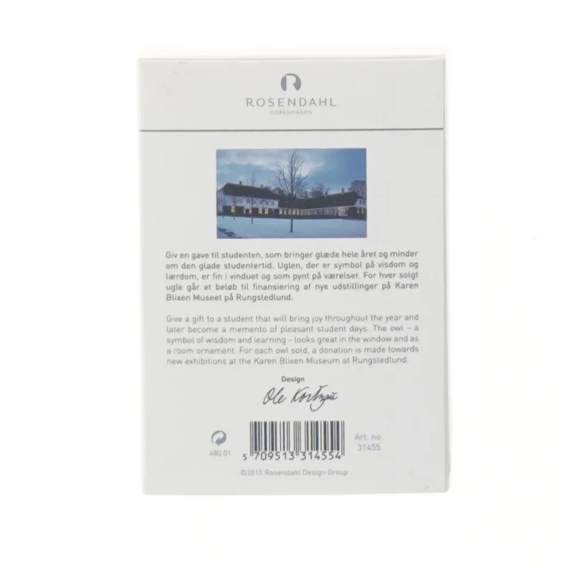 Rosendahl Ugle Julepynt fra Rosendahl (str. 10 cm)