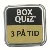 Box Quiz spil - 3 på tid (str. 6x6 cm)