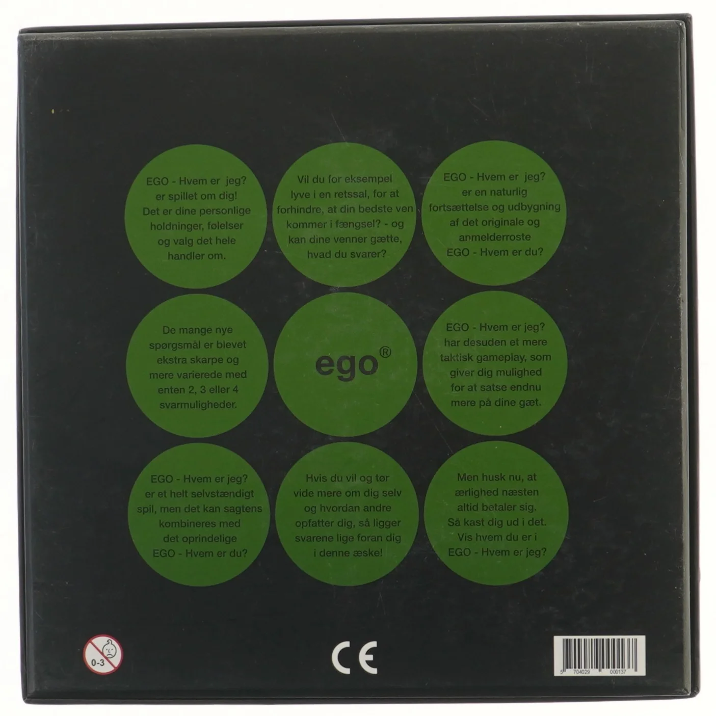 EGO spil 'Hvem er jeg?' (str. 26,5x26,5 cm)