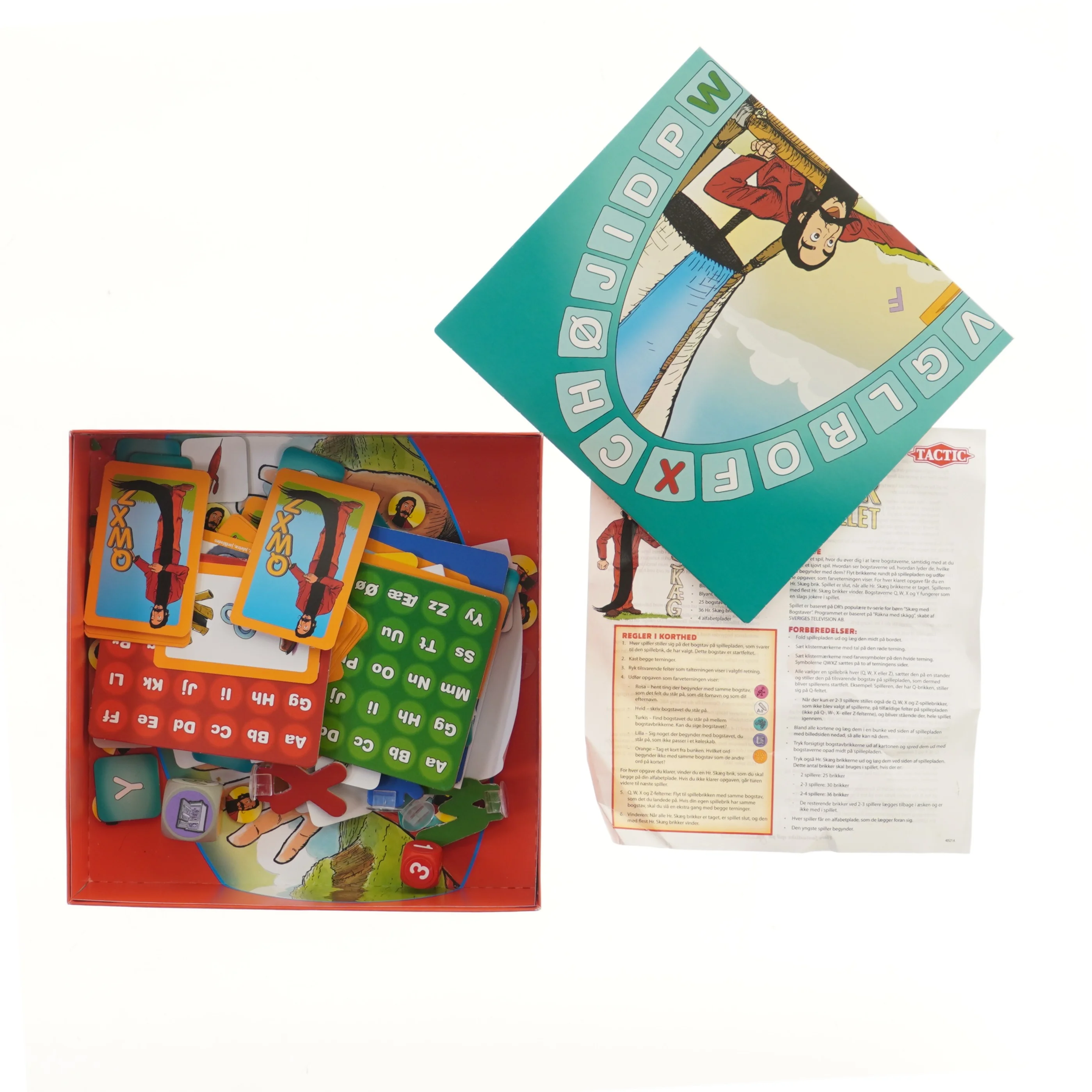 Skæg med bogstaver spil fra Tactic (str. 25x25 cm)