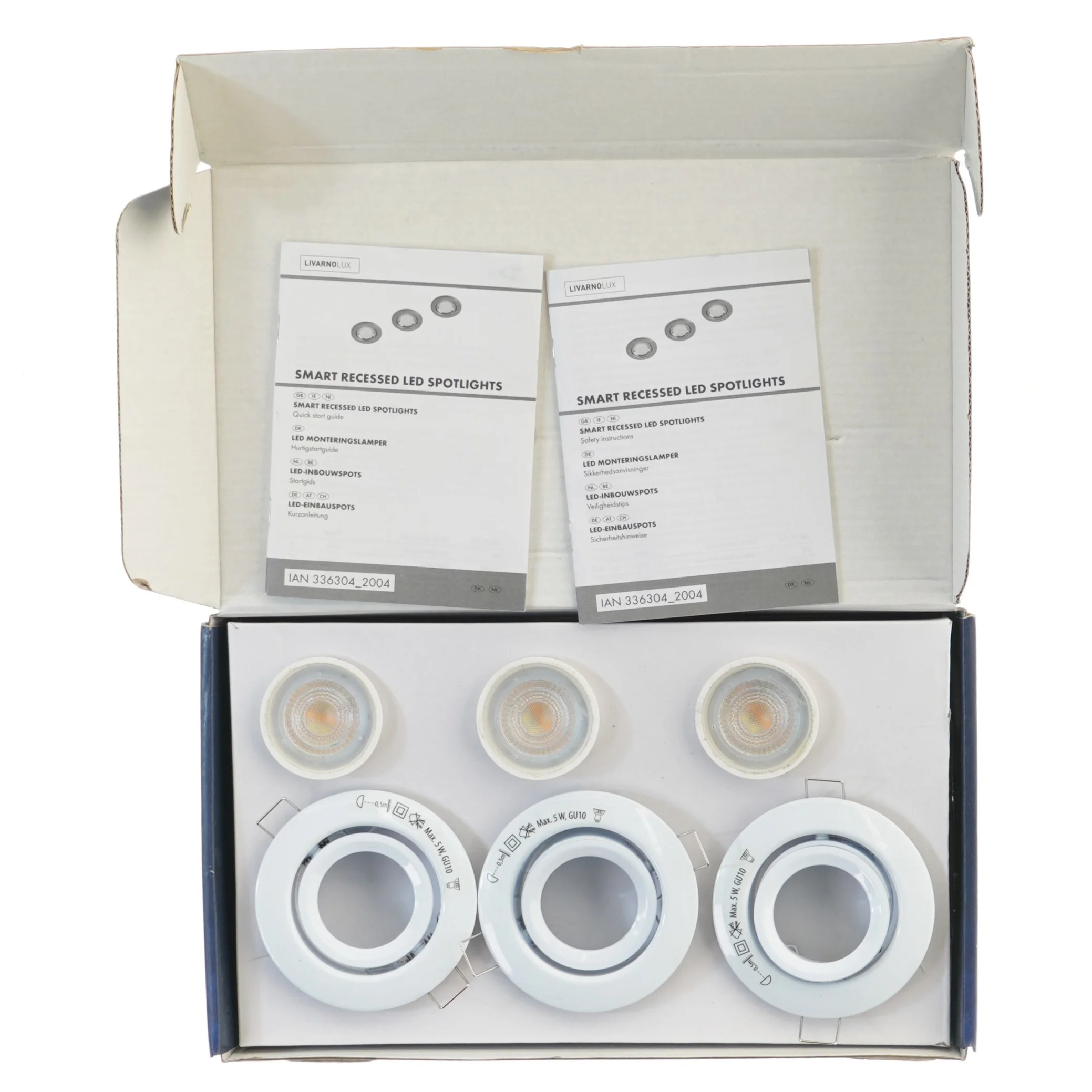 Ny!! Recessed LED Spotlights fra Livarnolux (str. Ø 9 cm)