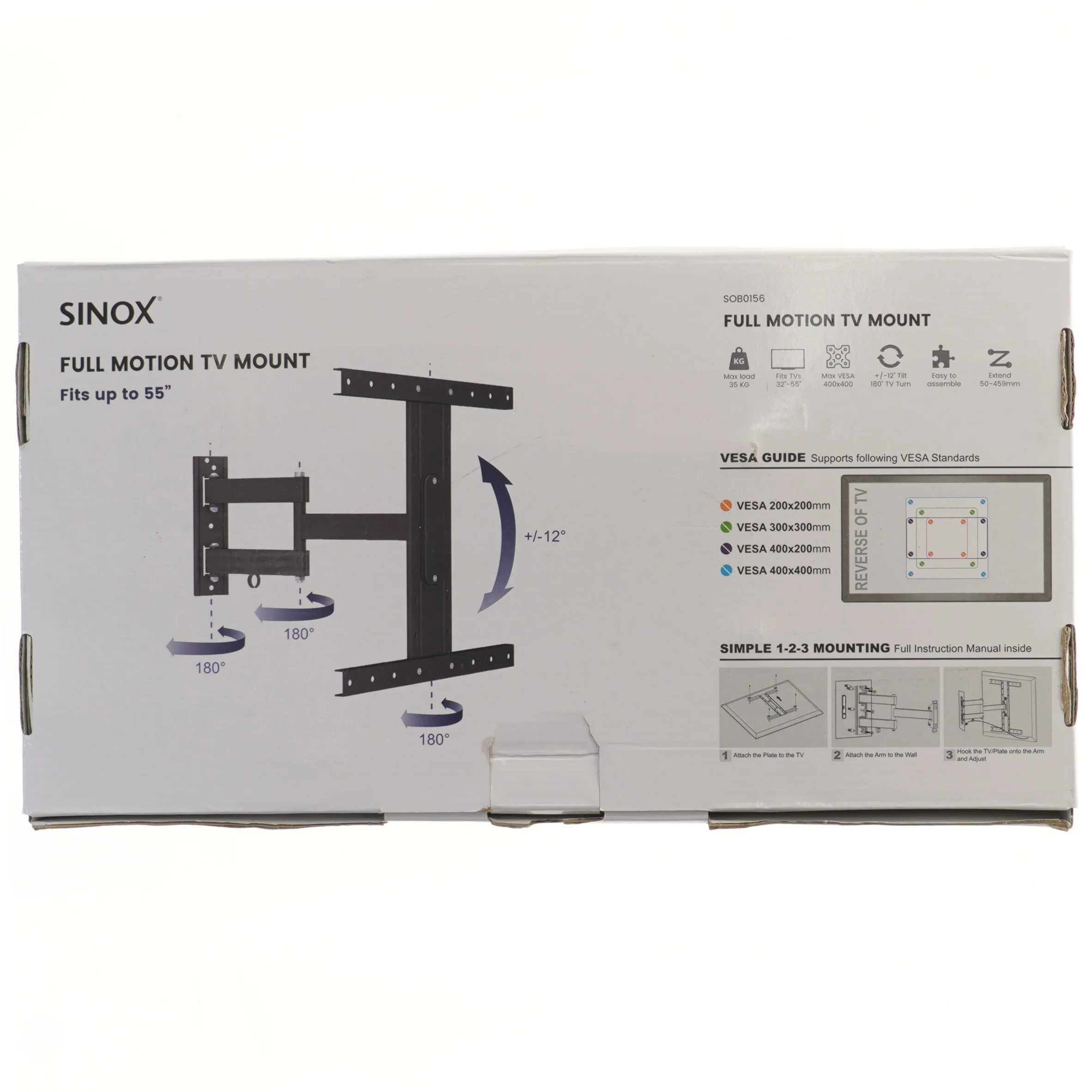 Sinox fuld bevægelse TV beslag fra Sinox