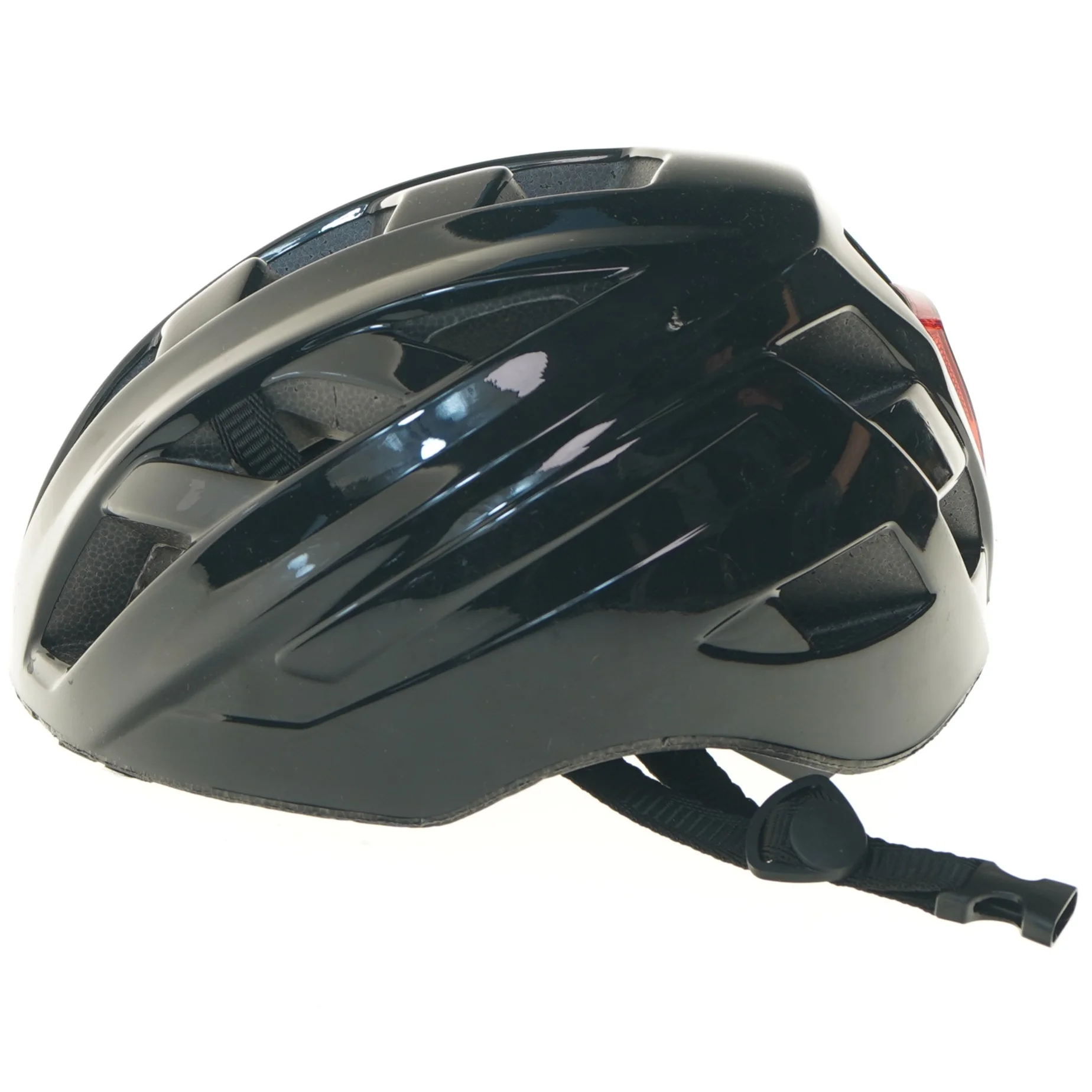 Cykelhjelm med LED lys (str. 27 cm)