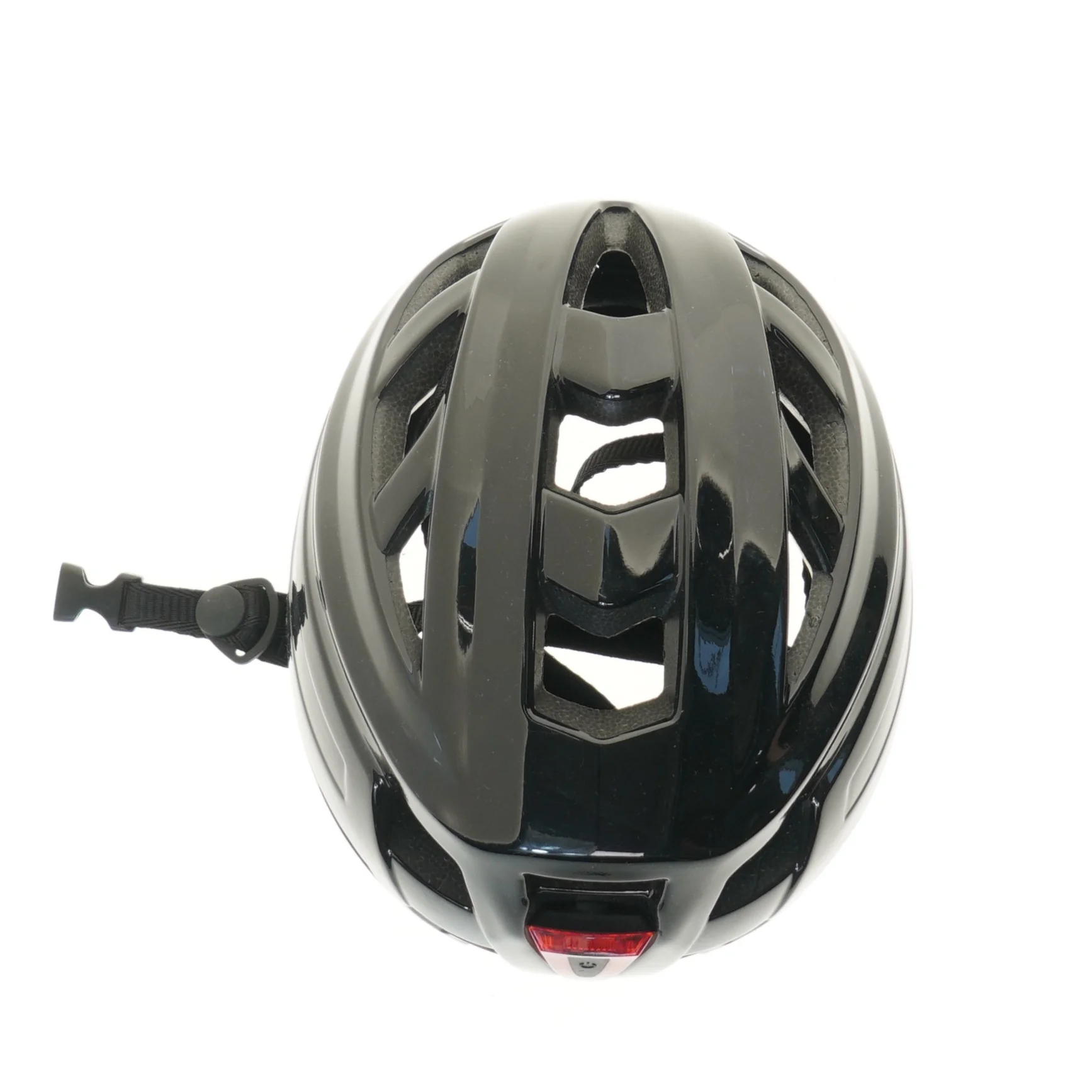 Cykelhjelm med LED lys (str. 27 cm)