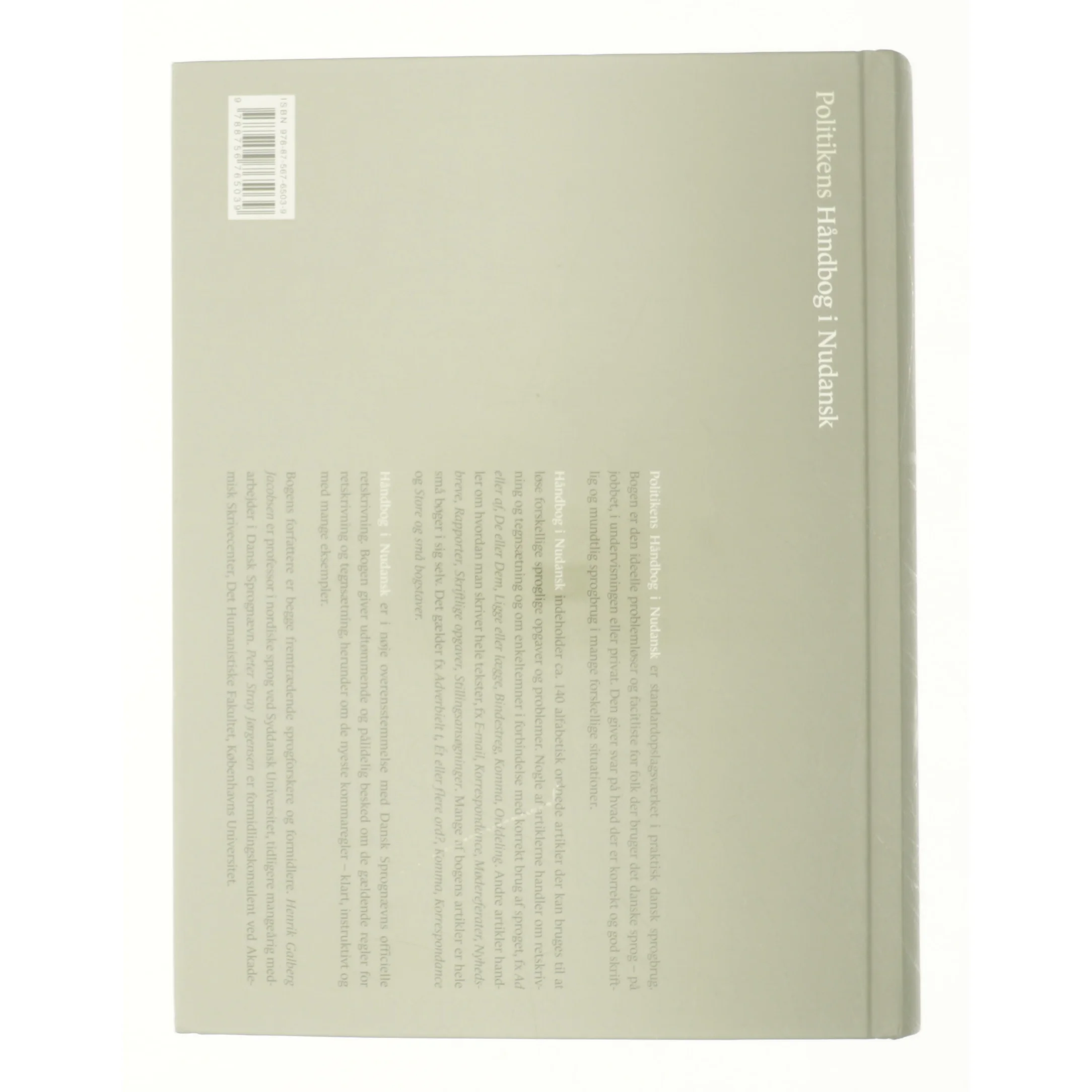 Håndbog i nudansk (Bog)