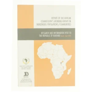 Report of the africa Commission's working group on indigenous populations (bog)