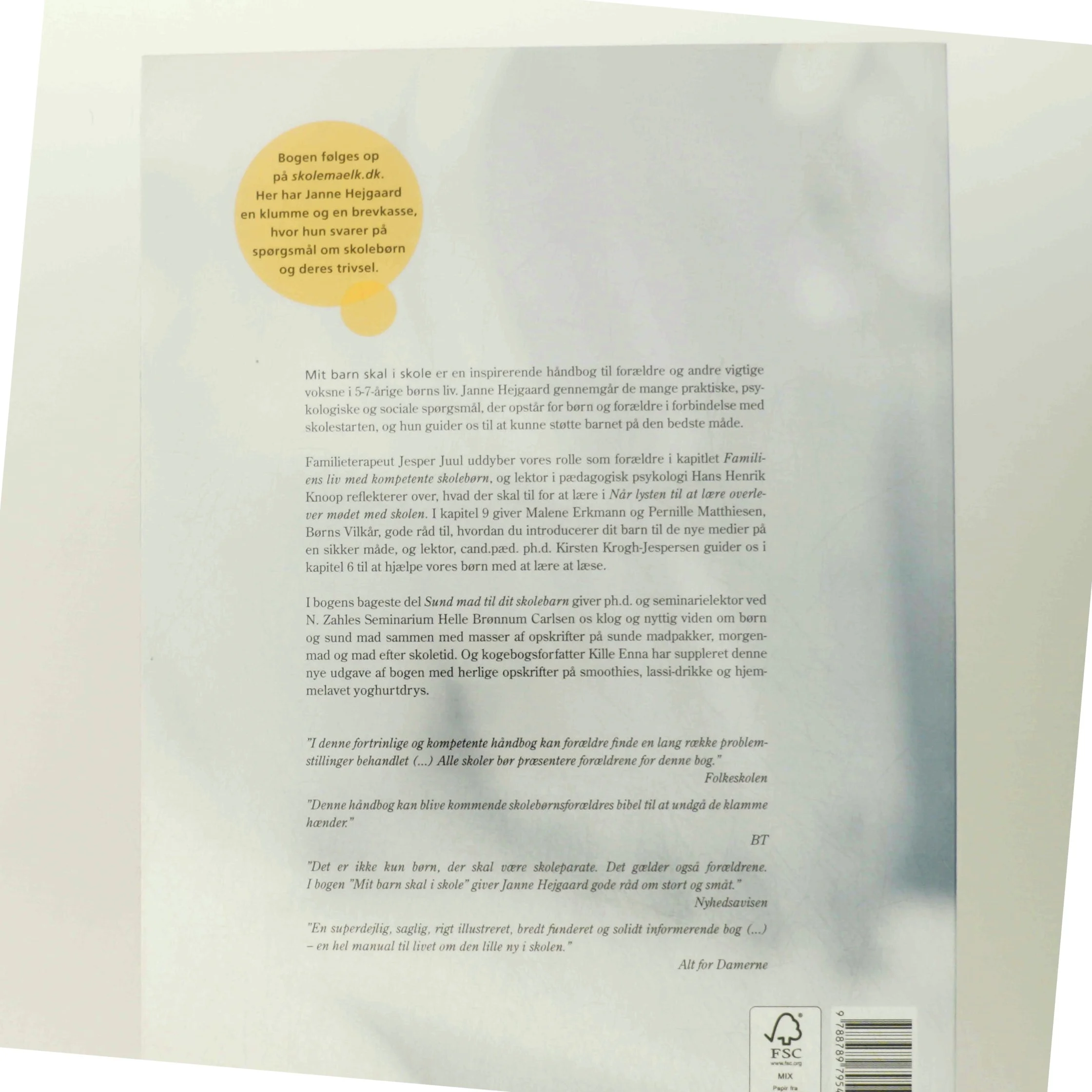 Mit barn skal i skole : forældrehåndbogen af Janne Hejgaard (Bog)