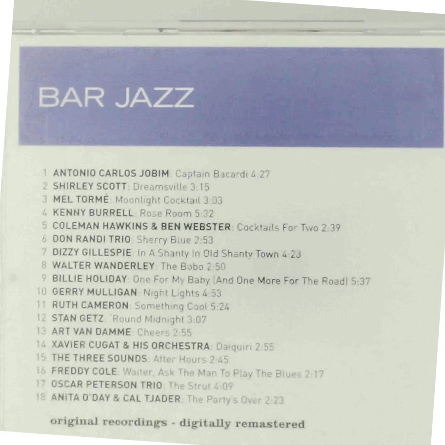 Bar Jazz CD
