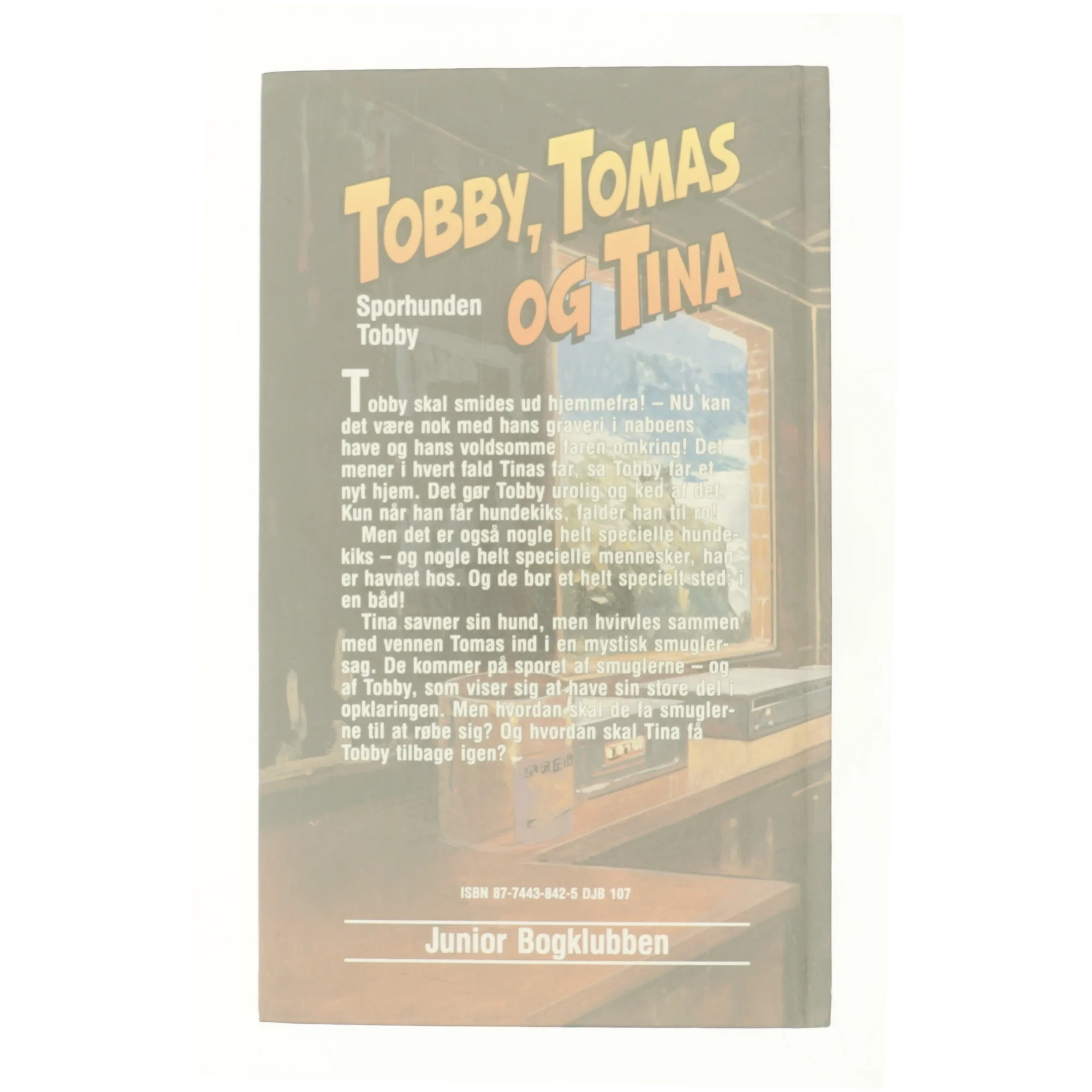 Tobby, Tomas og Tina Sporhunden Tobby (bog)