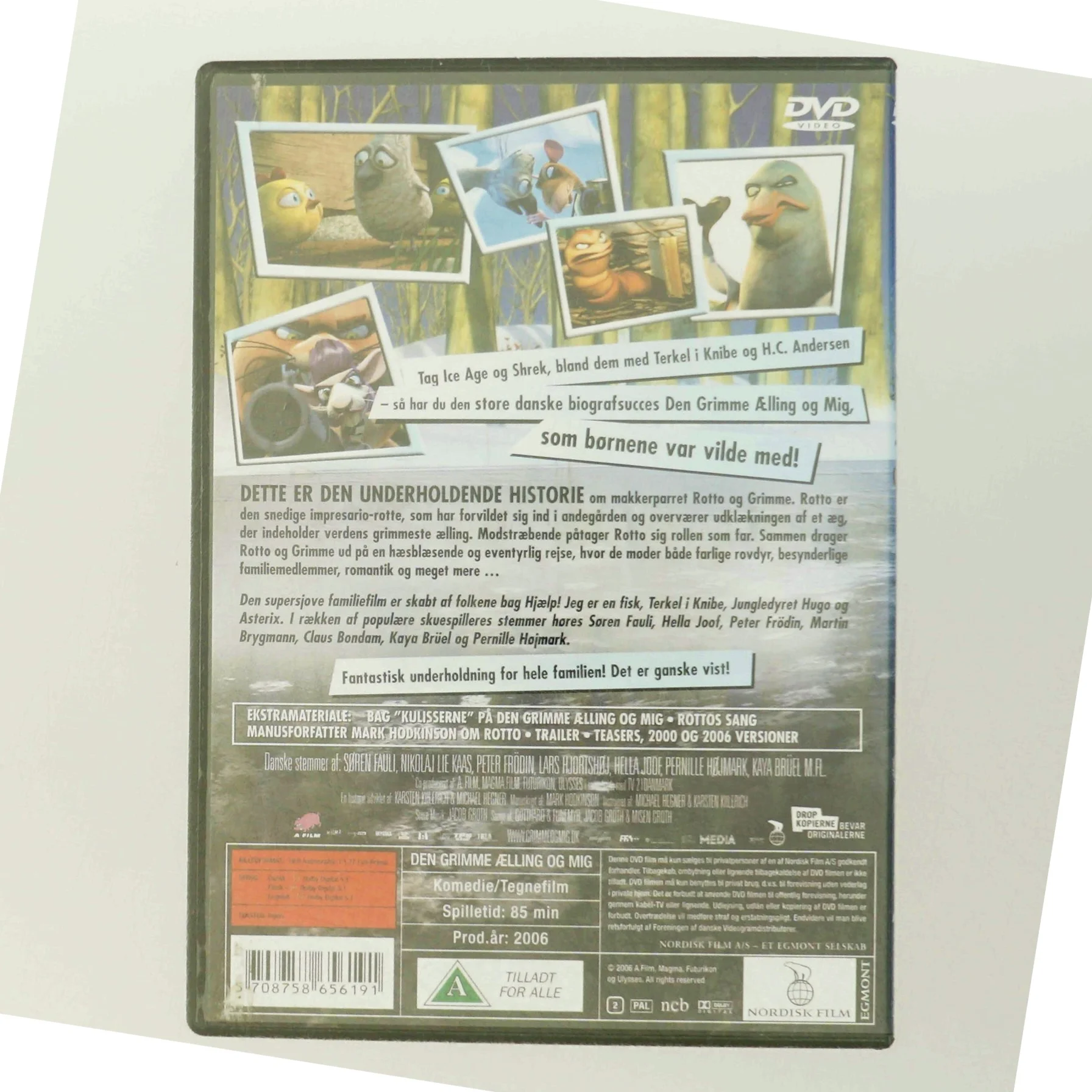 Den grimme ælling og mig DVD fra Nordisk Film