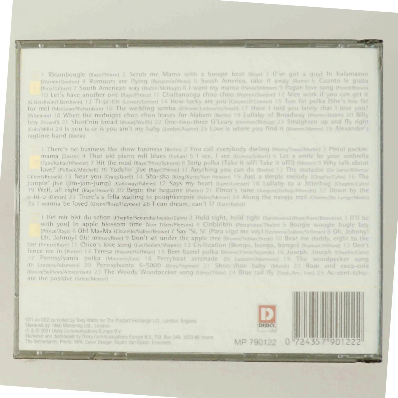 Andrews Sisters CD Box Sæt fra Disky Communications