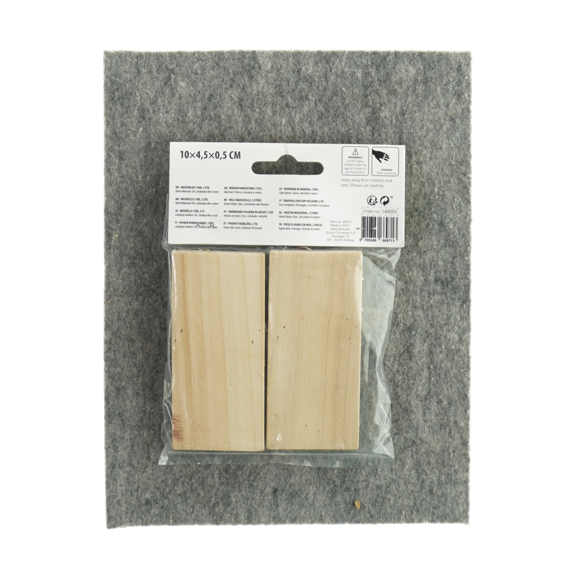 Musefælder (str. 10 x 4,5 X 0,5 cm)