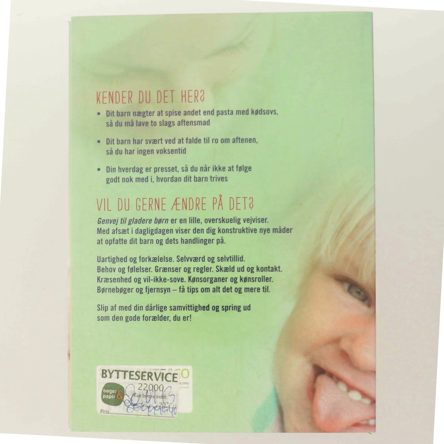 Genvej til gladere børn : 22 tips til forældre af Janne Hejgaard (Bog)