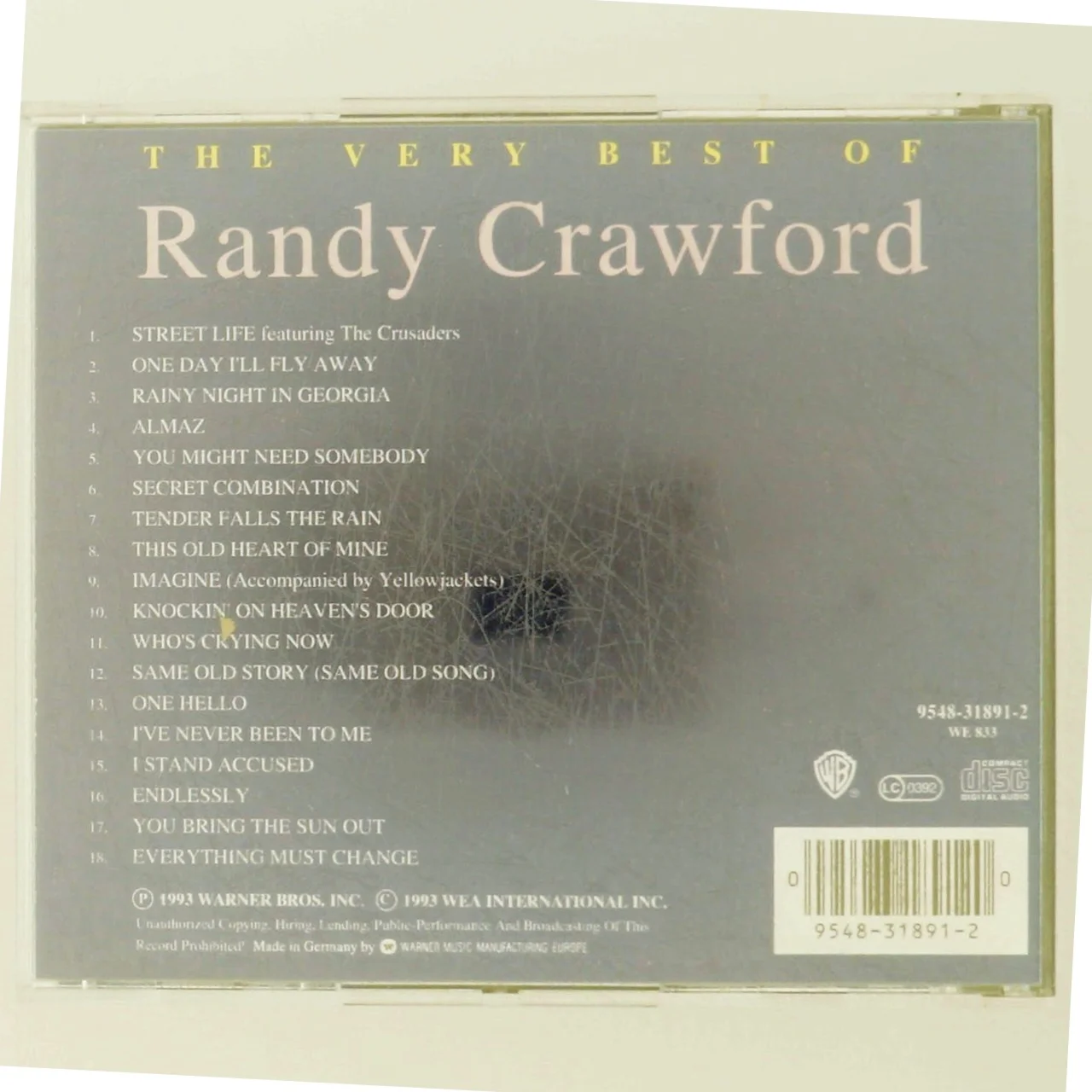 Randy Crawford CD fra Warner Bros.
