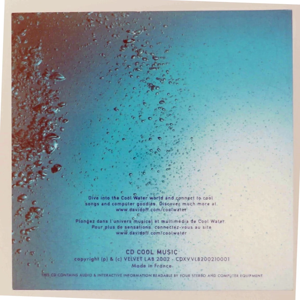 CD med musik og interaktivt indhold fra Davidoff