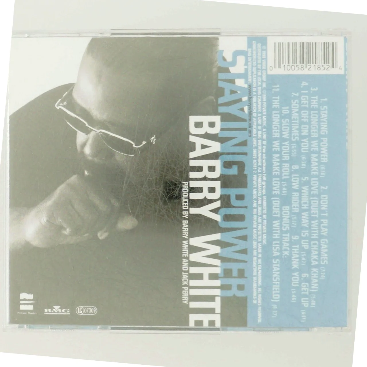 Barry White - Staying Power CD