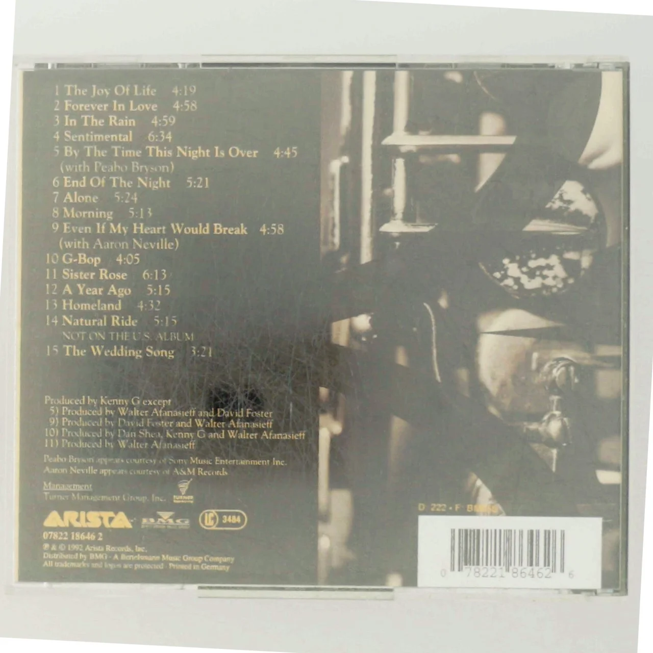 Kenny G - Breathless CD fra Arista